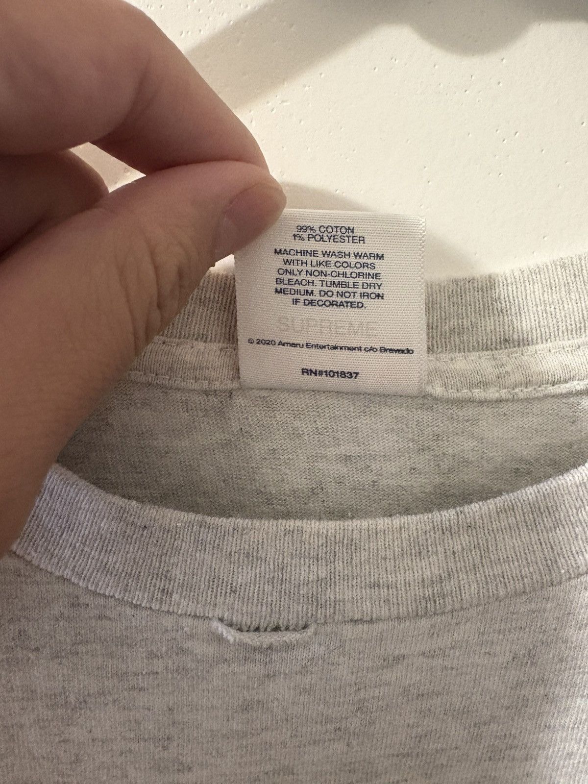 Supreme Supreme Tupac 2Pac Tee Gray Size M Size US M / EU 48-50 / 2 - 4 Thumbnail