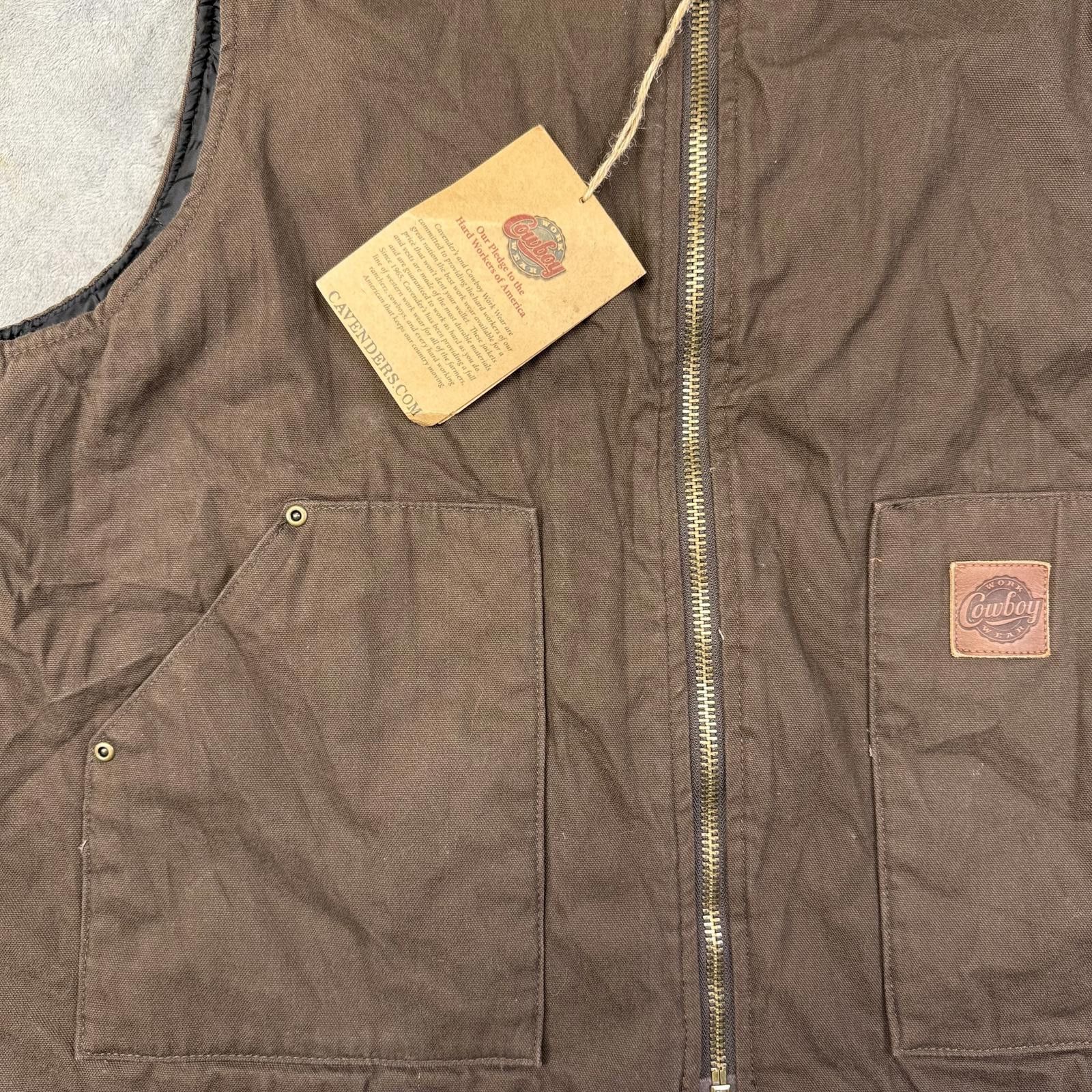 Cowboy Equipment Cowboy Wear Men’s Brown Duck Canvas Jacket Size US XXL / EU 58 / 5 - 4 Thumbnail