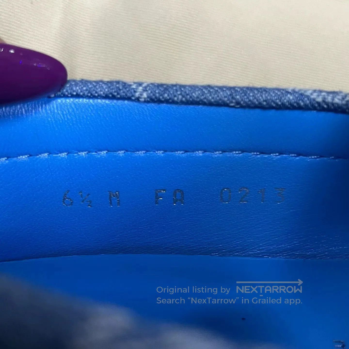 Louis Vuitton louis vuitton blue denim moccasin shoes. Size US 6.5 / EU 39-40 - 5 Thumbnail