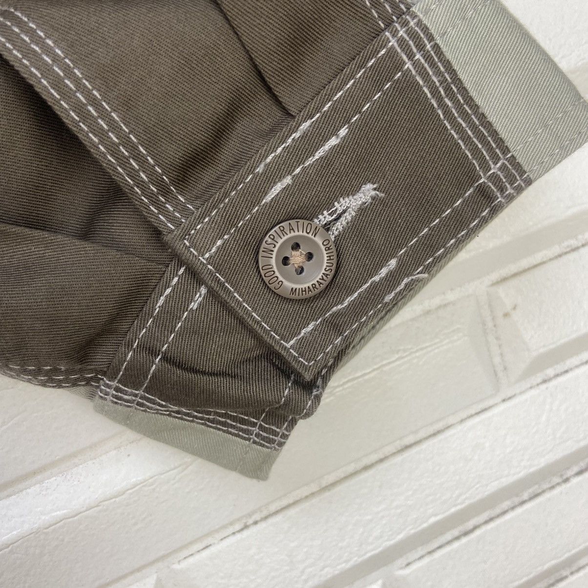 Designer × Maison MIHARA YASUHIRO Miharayasuhiro Two-tone Worker Workwear Jacket Size US M / EU 48-50 / 2 - 11 Thumbnail