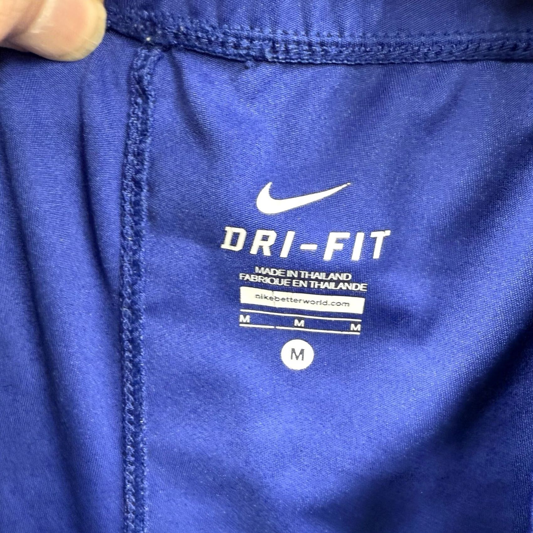Nike Nike Dri-Fit Running Shorts Women Medium Blue Polyester Athletic Shorts Size 32" / US 10 / IT 46 - 3 Thumbnail