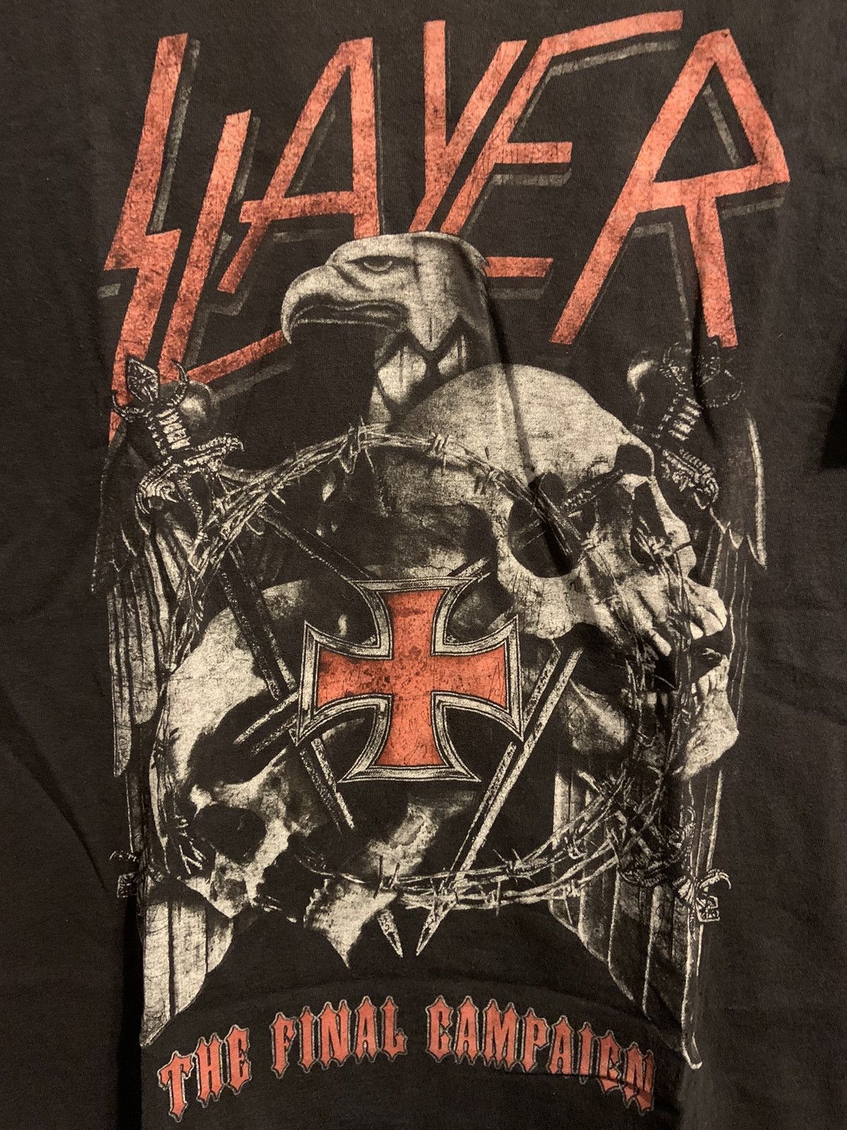 Hanes Slayer Final World Tour Tee 2019 Size US M / EU 48-50 / 2 - 2 Preview