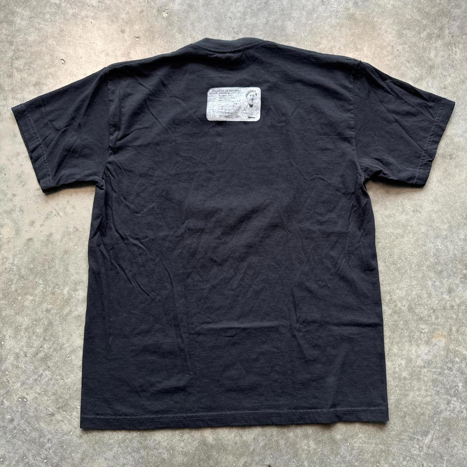 Other Pablo Escobar Gangster "Identification" Y2k Crime T-Shirt Size US XL / EU 56 / 4 - 2 Thumbnail