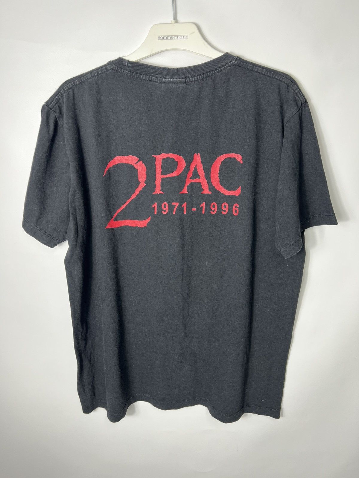 Band Tees Vintage very rare 2pac Tupac Shakur Out On Ball Band T-shirt Size US L / EU 52-54 / 3 - 6 Thumbnail