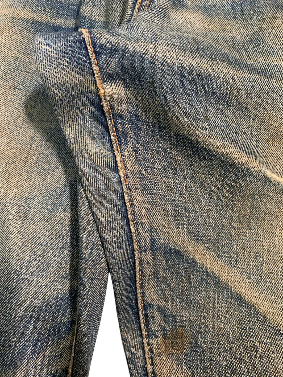 Sugar Cane VINTAGE SUGAR CANE SELVEDGE FADED & RUSTY DISTRESSED DENIM Size US 30 / EU 46 - 22 Thumbnail