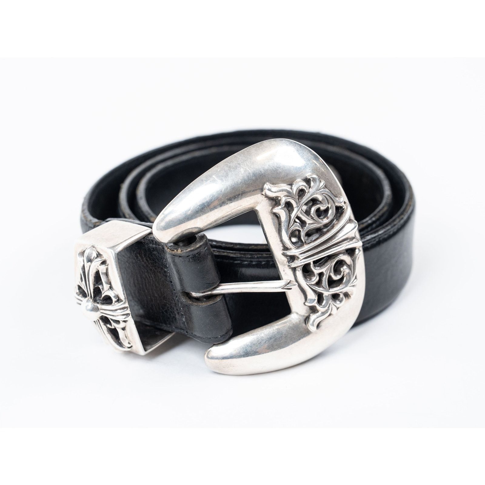 Chrome Hearts Silver Vine Floral Three-Piece Belt Size 32 - 3 Thumbnail