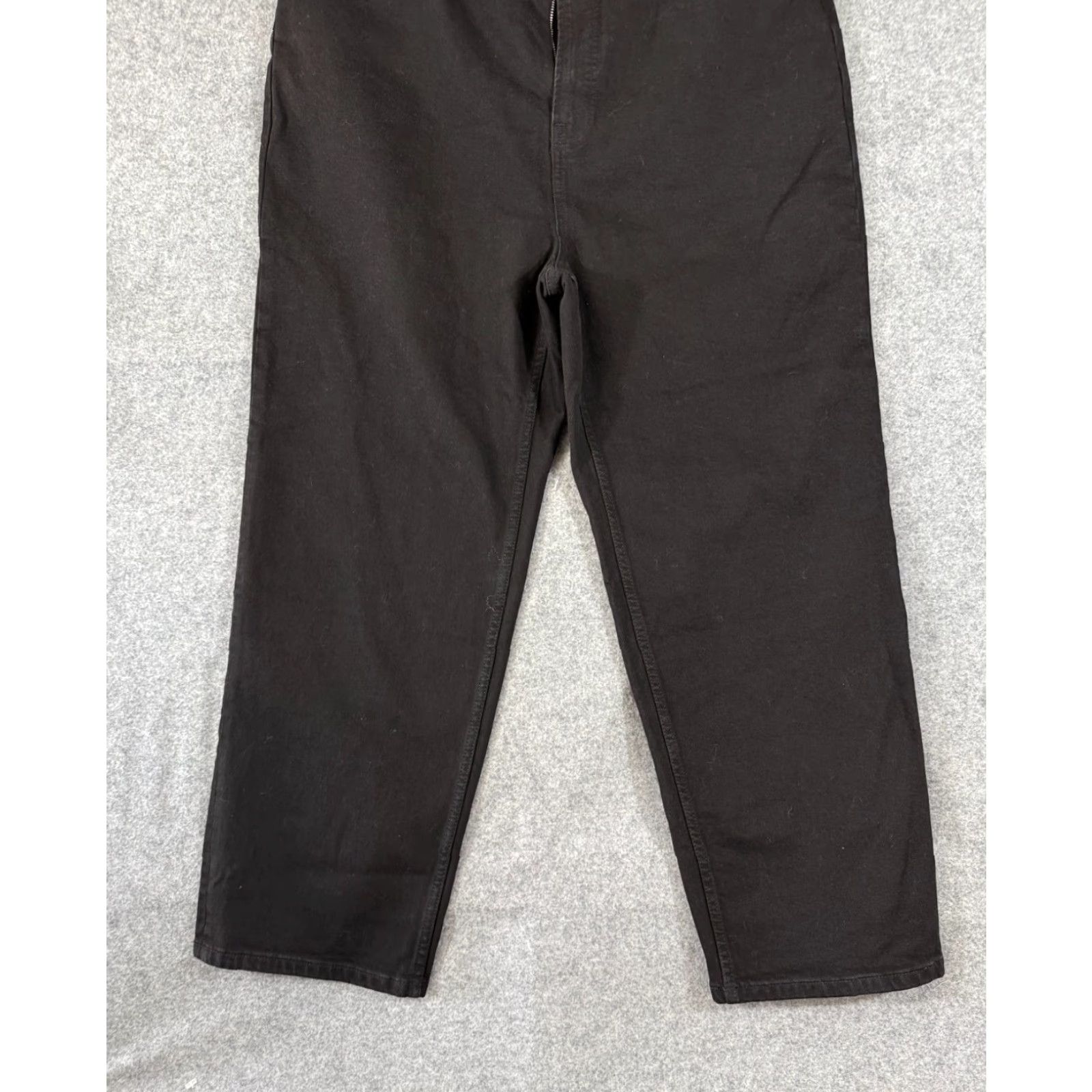 Everlane Everlane Jeans Womens 34R Black Denim Cotton Curvy High Waist Straight Leg Jeans Mens Womens Girls Size 24" / US 00 / IT 34 - 5 Thumbnail