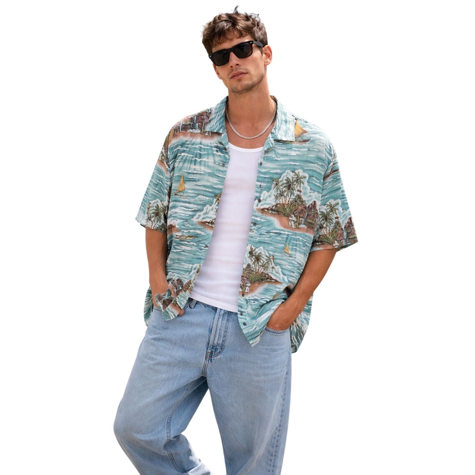 Big Dogs Big Dogs Hawaiian Shirt Small Rayon Island Surf Print Y2K Size US S / EU 44-46 / 1 - 1 Thumbnail