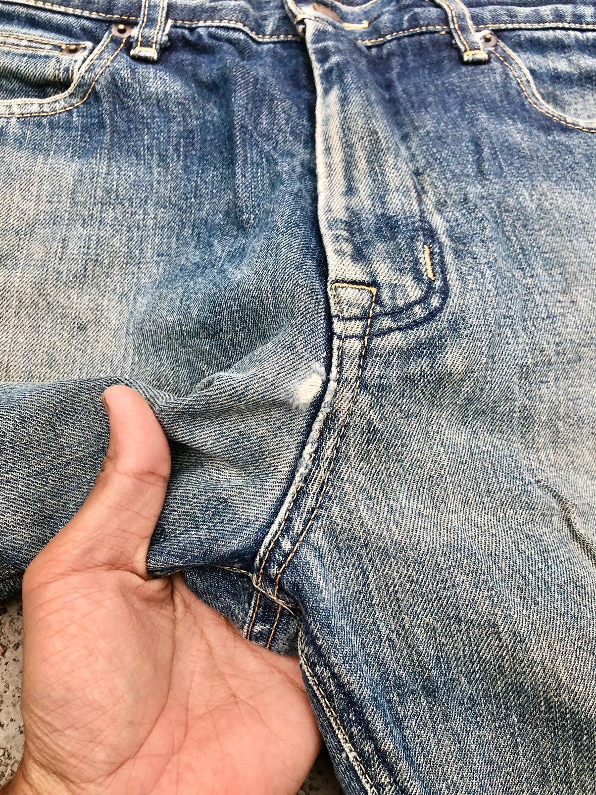 Japanese Brand × Silas VINTAGE SILAS DISTRESSED DENIM Size US 34 / EU 50 - 8 Thumbnail
