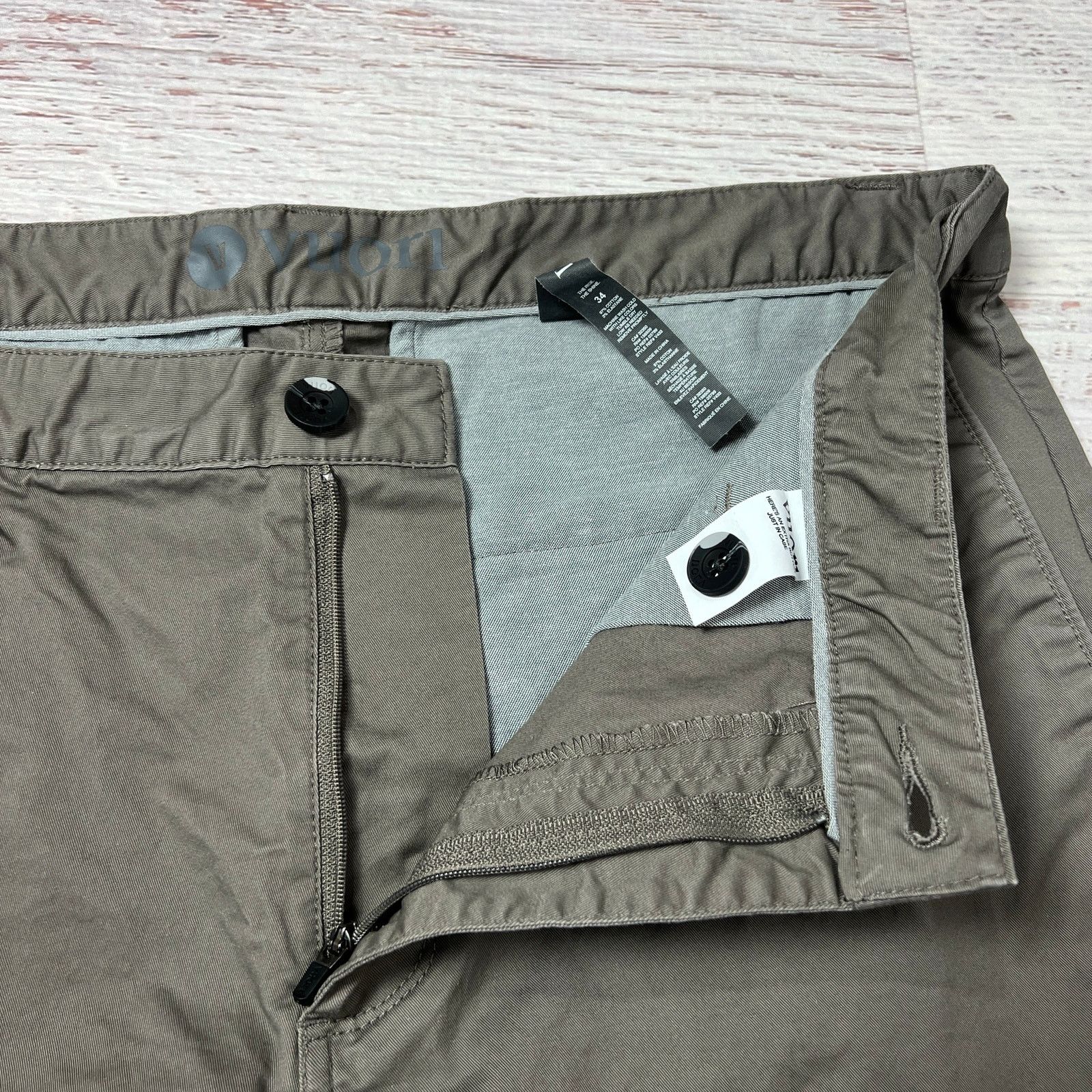 Vuori Vuori Collins Chino Pant Cocoa Gray Stretch Cotton 34x31 Size US 34 / EU 50 - 12 Thumbnail