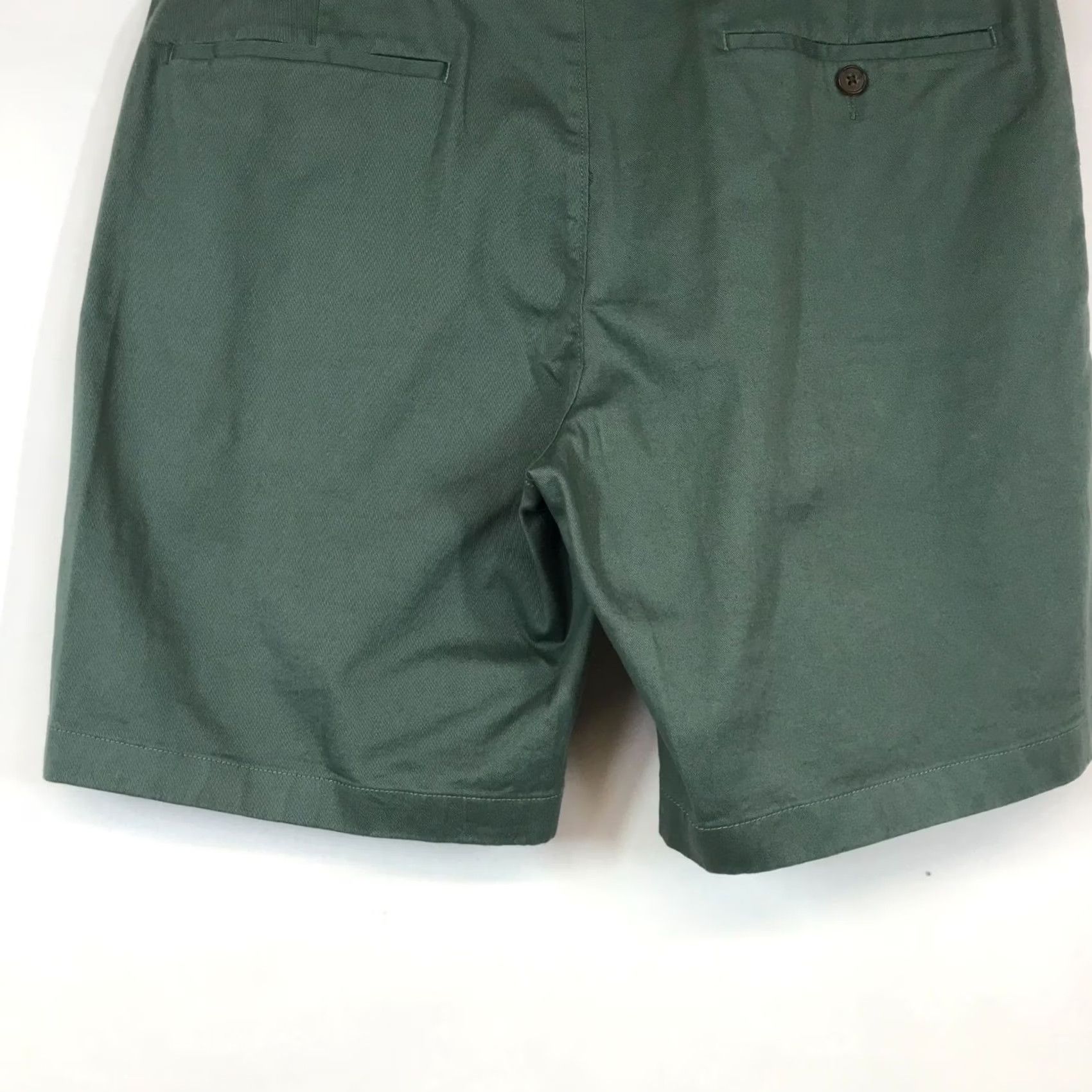J.Crew J. CREW Mens 35 GREEN POLYESTER BLEND CHINO SHORTS Size US 35 - 6 Thumbnail