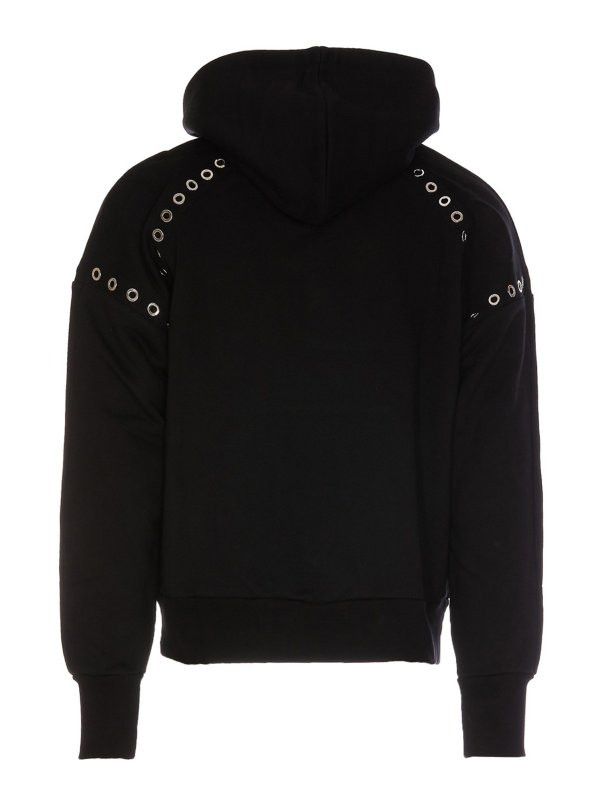 Alexander McQueen o1y1024 Hoodie Sweatshirt in Black Size US S / EU 44-46 / 1 - 2 Thumbnail