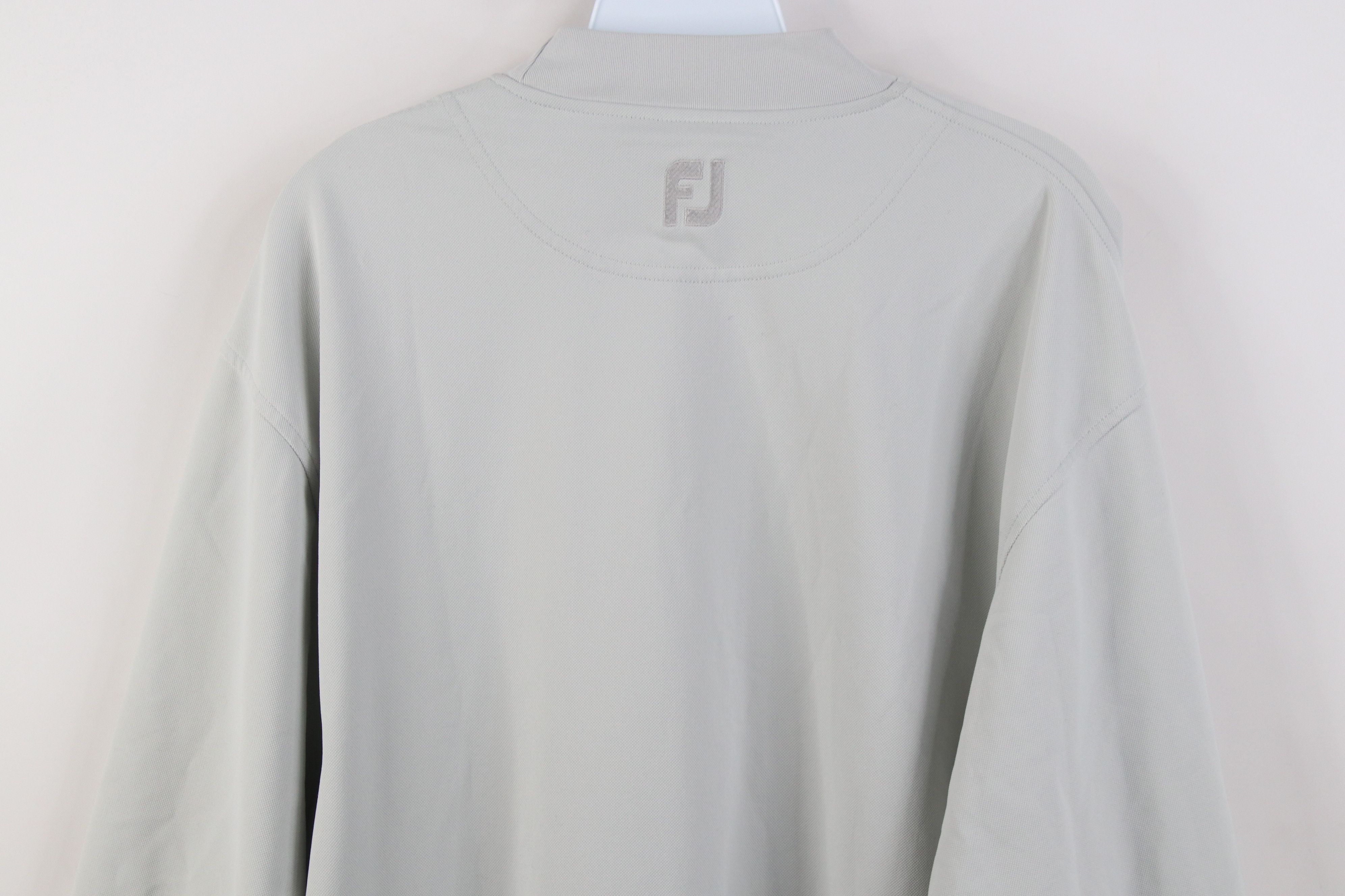 Footjoy FootJoy Golf Embroidered Mock Neck Short Sleeve T-Shirt Gray Size US L / EU 52-54 / 3 - 14 Thumbnail
