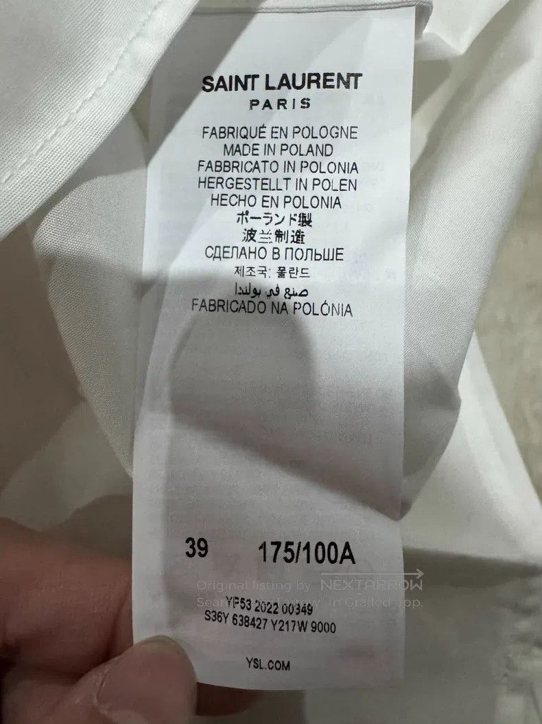 Saint Laurent Paris Saint Laurent Paris size 39 Men's Shirt Size US M / EU 48-50 / 2 - 5 Thumbnail
