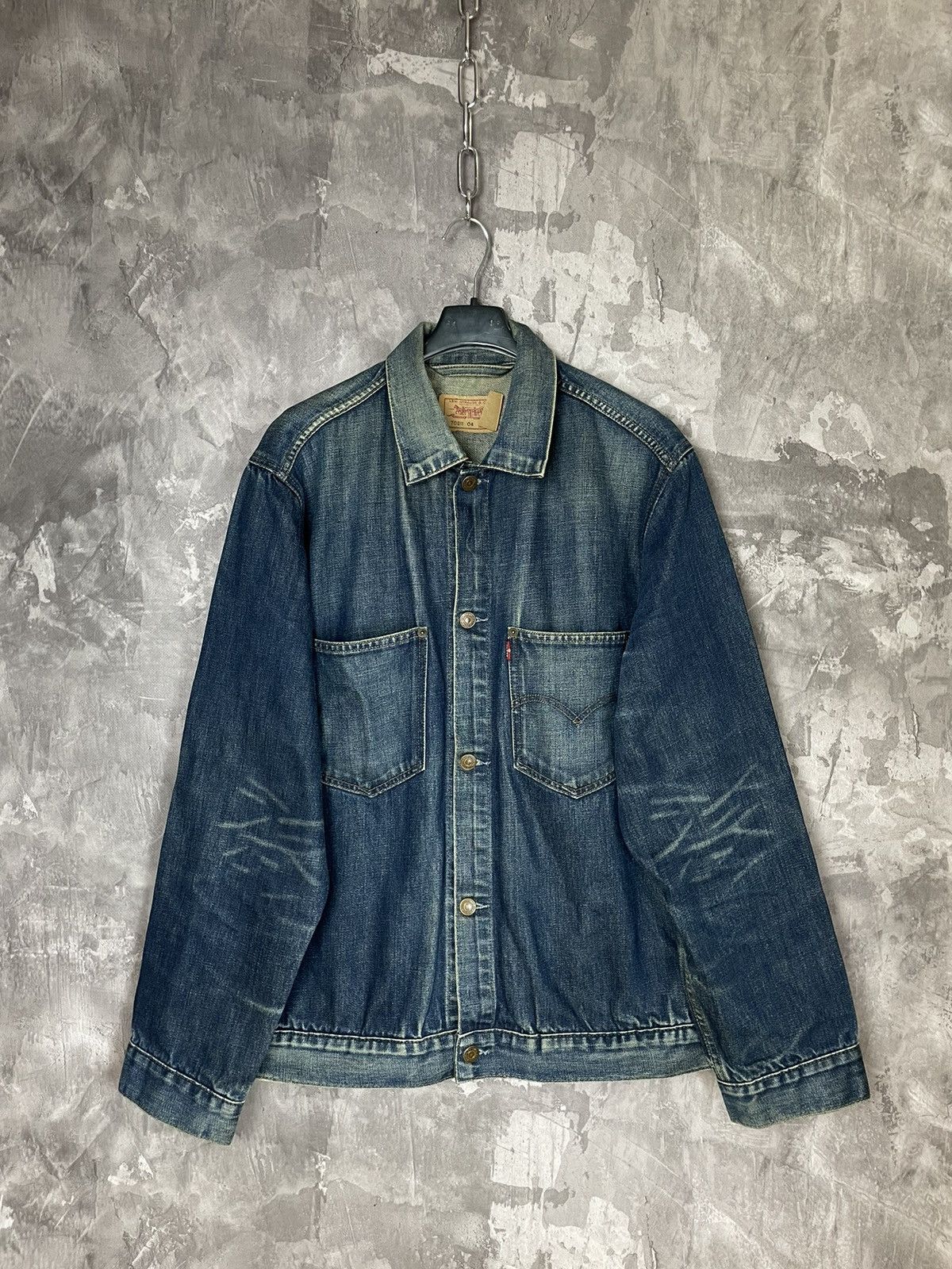 Levi's CRAZY VINTAGE LEVIS DENIM Y2K 90s STREETWEAR JACKET Size US L / EU 52-54 / 3 - 1 Thumbnail