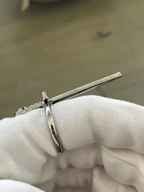 Vintage Skull Dagger Punk Ring Size ONE SIZE - 3 Thumbnail