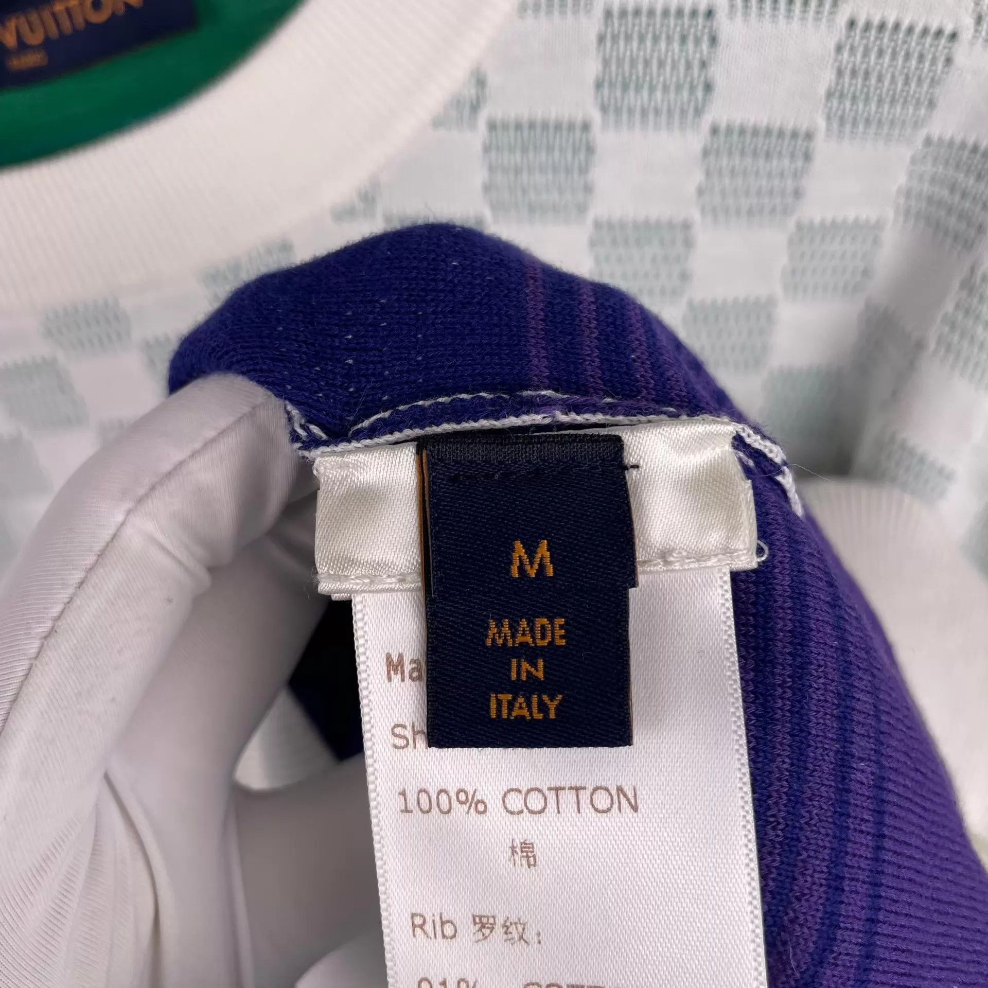 Louis Vuitton LV men's gradient monogram white sweater M Size US M / EU 48-50 / 2 - 8 Thumbnail