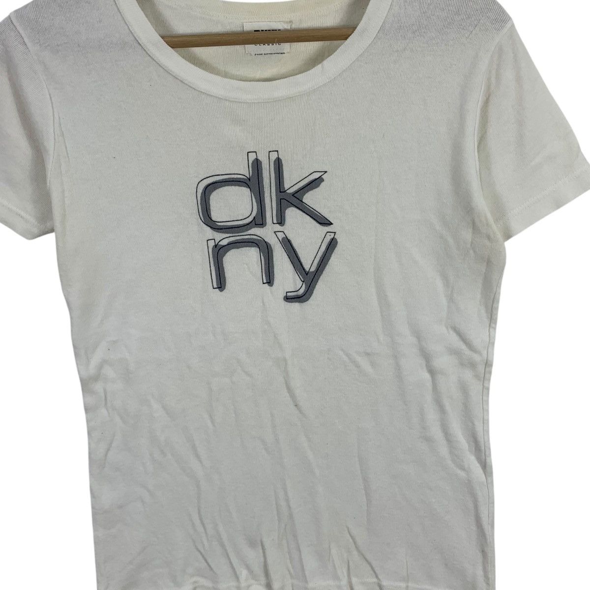 DKNY DKNY CLASSIC Donna Karan New York Logo Tee Shirt Top Size XS / US 0-2 / IT 36-38 - 3 Thumbnail