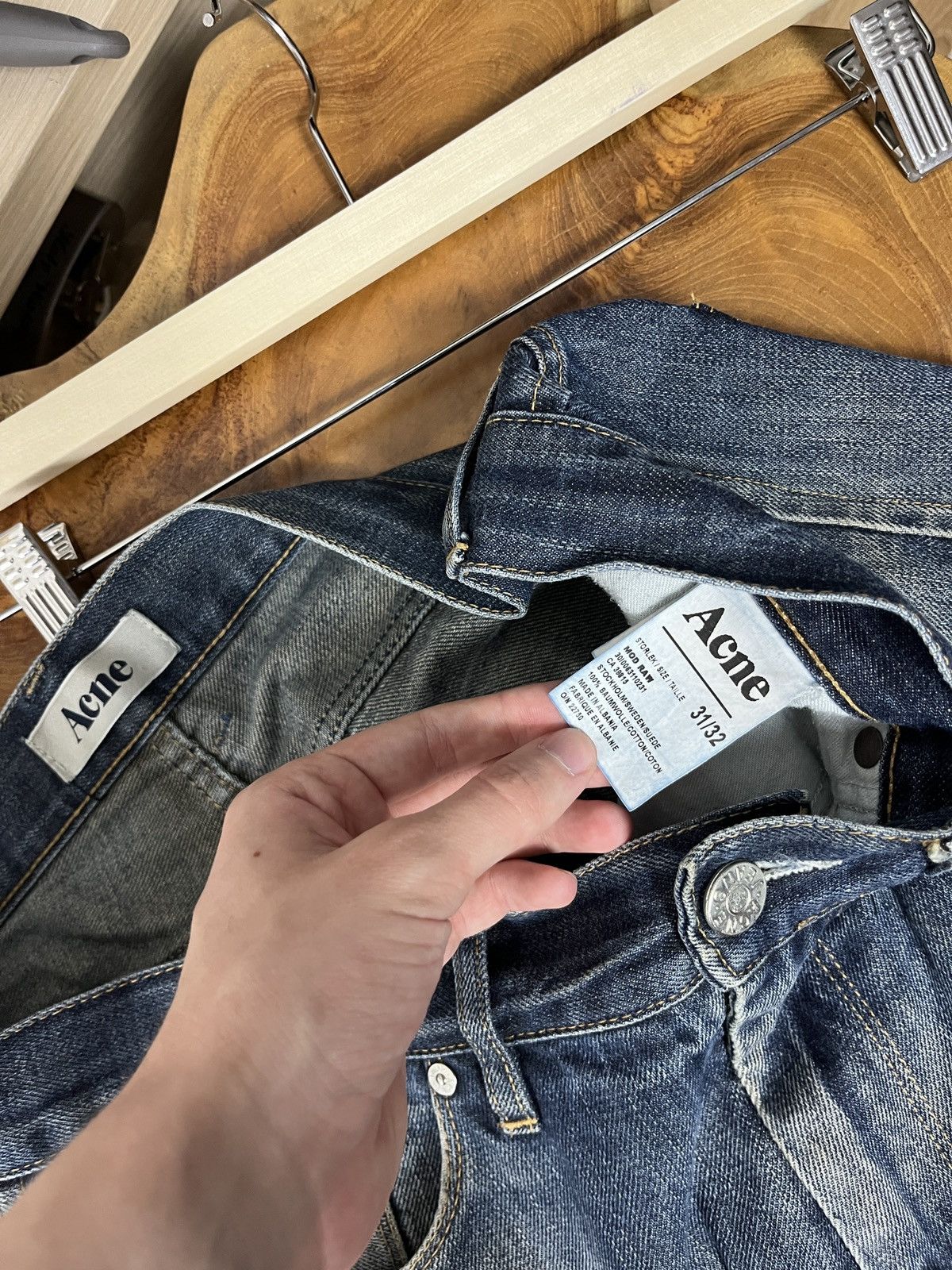Acne Studios Acne Studios washed jeans luxury rare vintage avantgarde Size US 31 - 6 Thumbnail