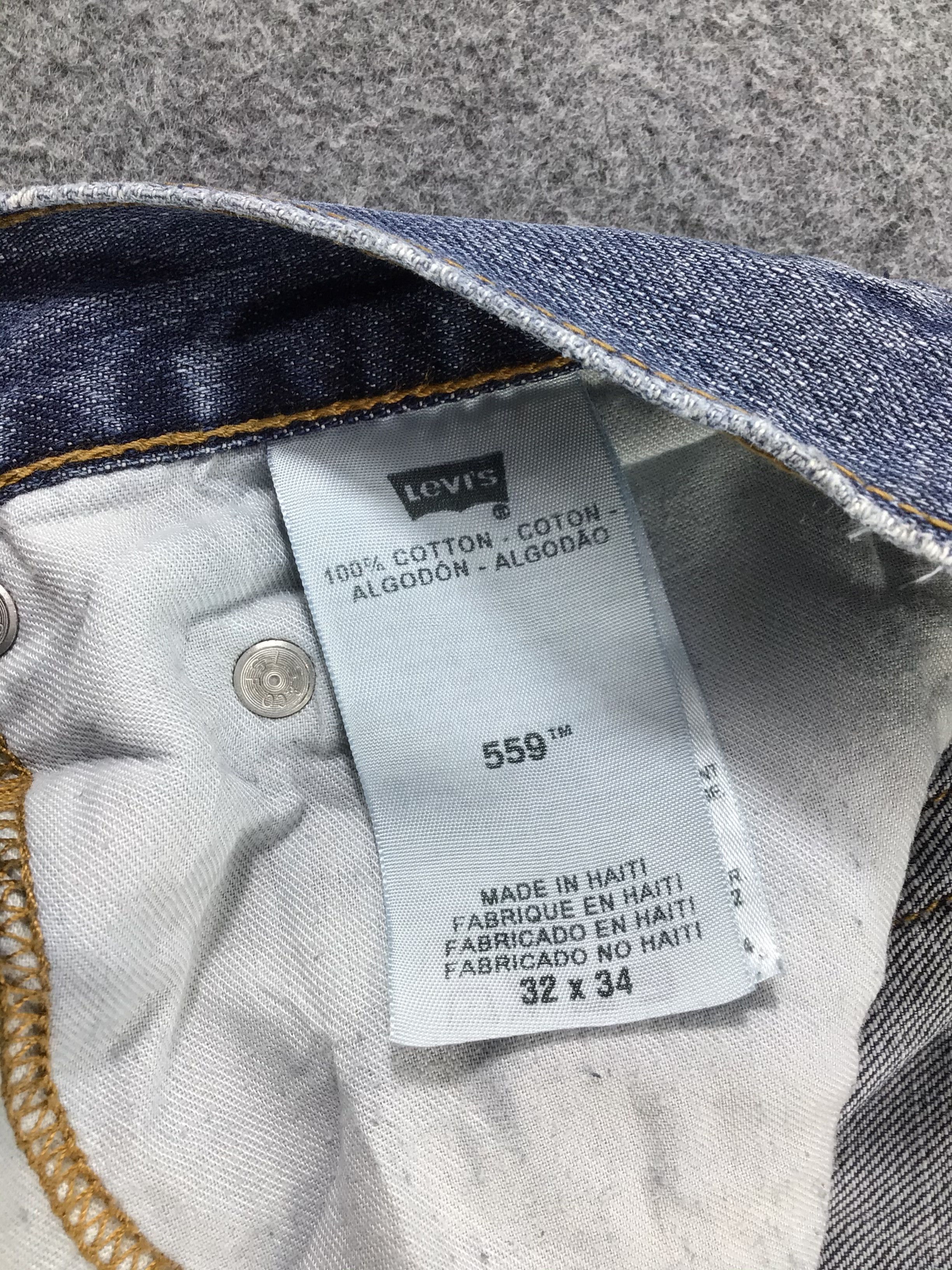 Levi's Vintage Levi's 559 Jeans Faded Blue Denim KJ289 Size US 32 / EU 48 - 10 Thumbnail