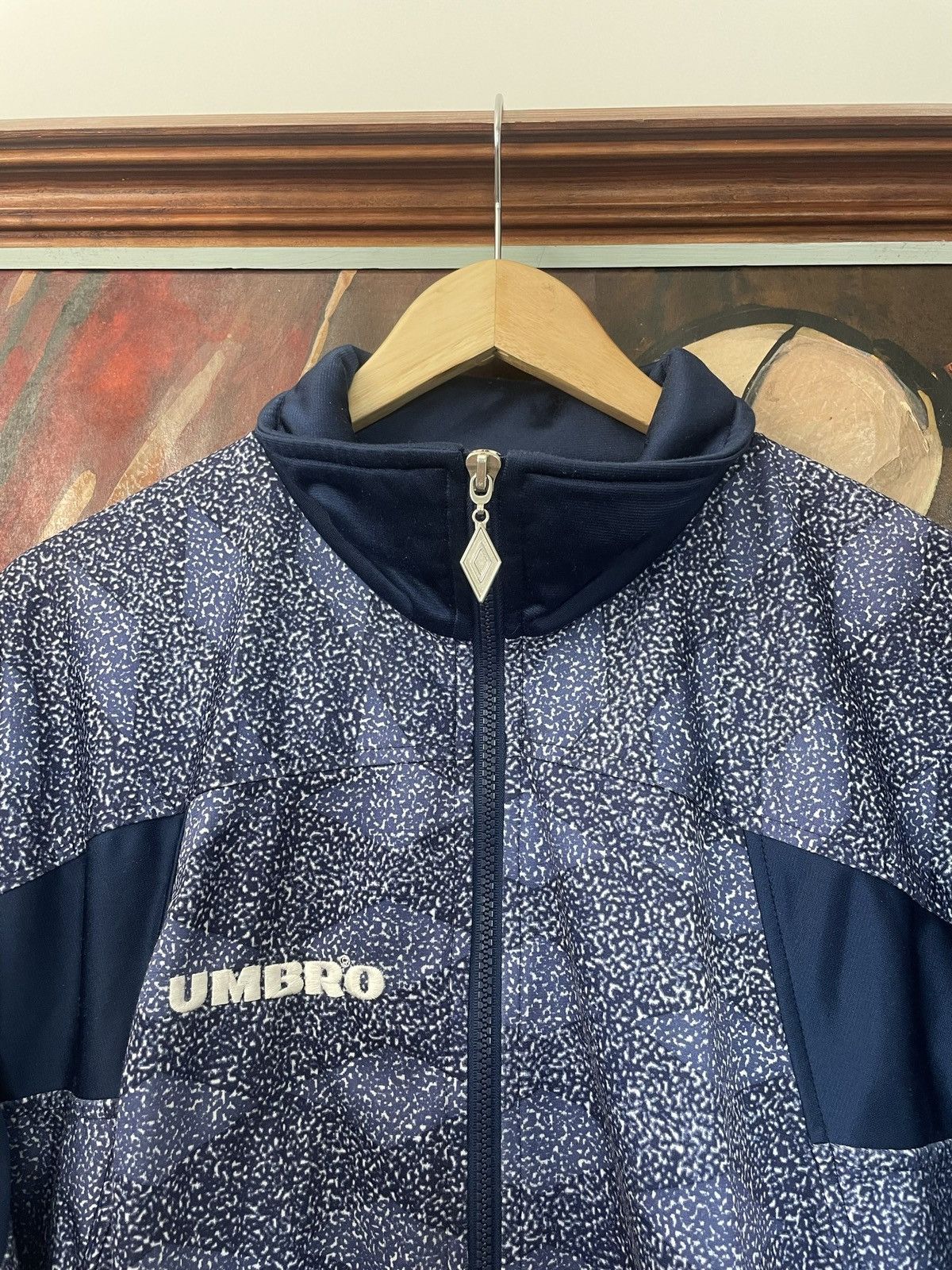 Umbro Vintage 90s Umbro Track Top Zip Rare Casual Hype Size US L / EU 52-54 / 3 - 2 Thumbnail