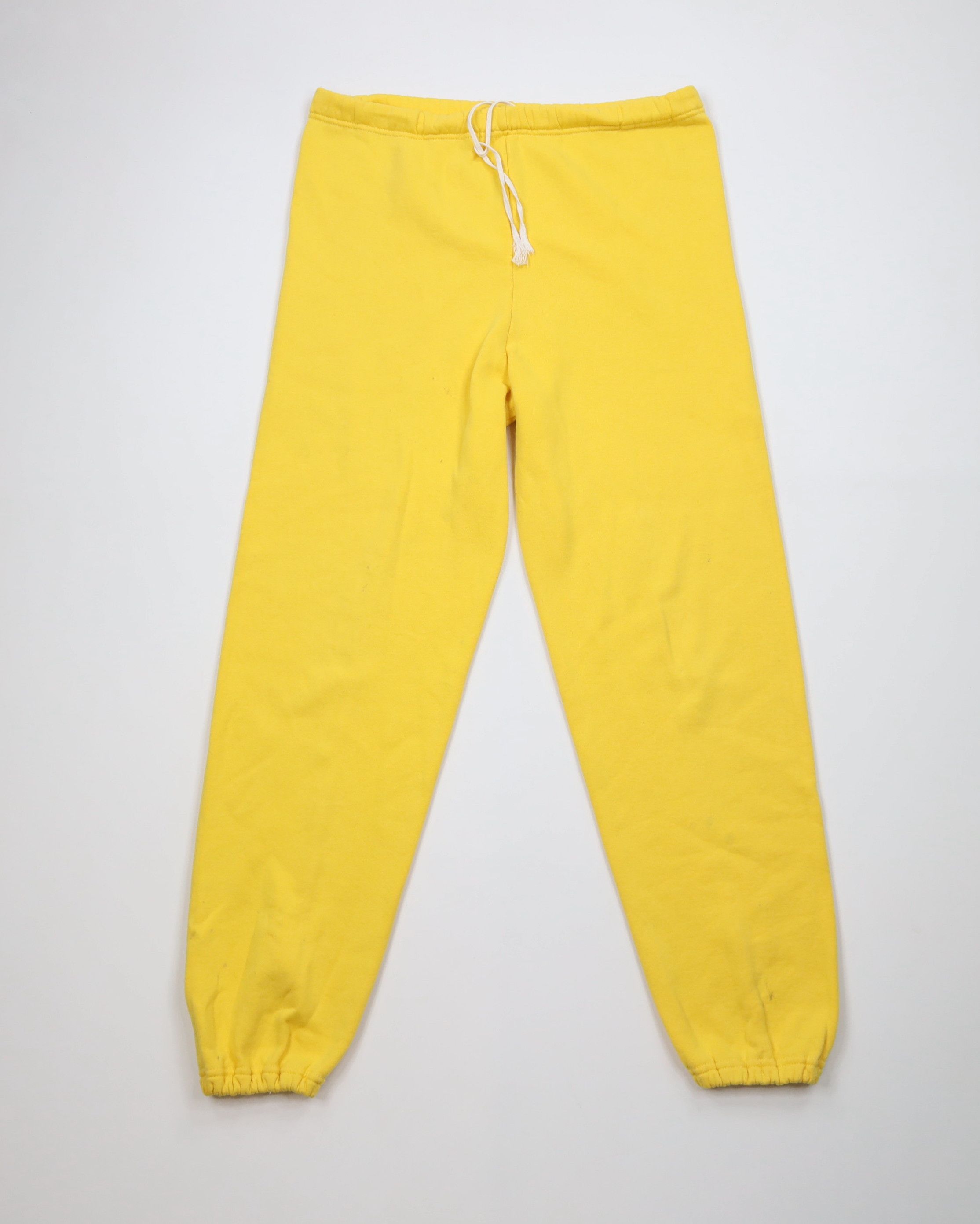 Russell Athletic Vintage 90s Russell Athletic Sweatpants Joggers Yellow USA Size US 36 / EU 52 - 1 Thumbnail