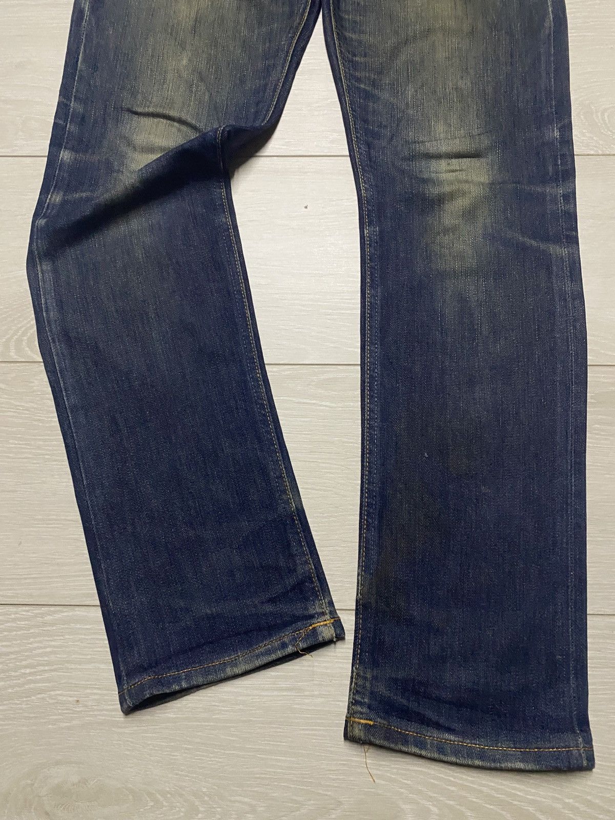 Nudie Jeans Nudie Nj 1495 Mud Wash Distresses Slim Fit Jeans Size US 29 - 5 Thumbnail