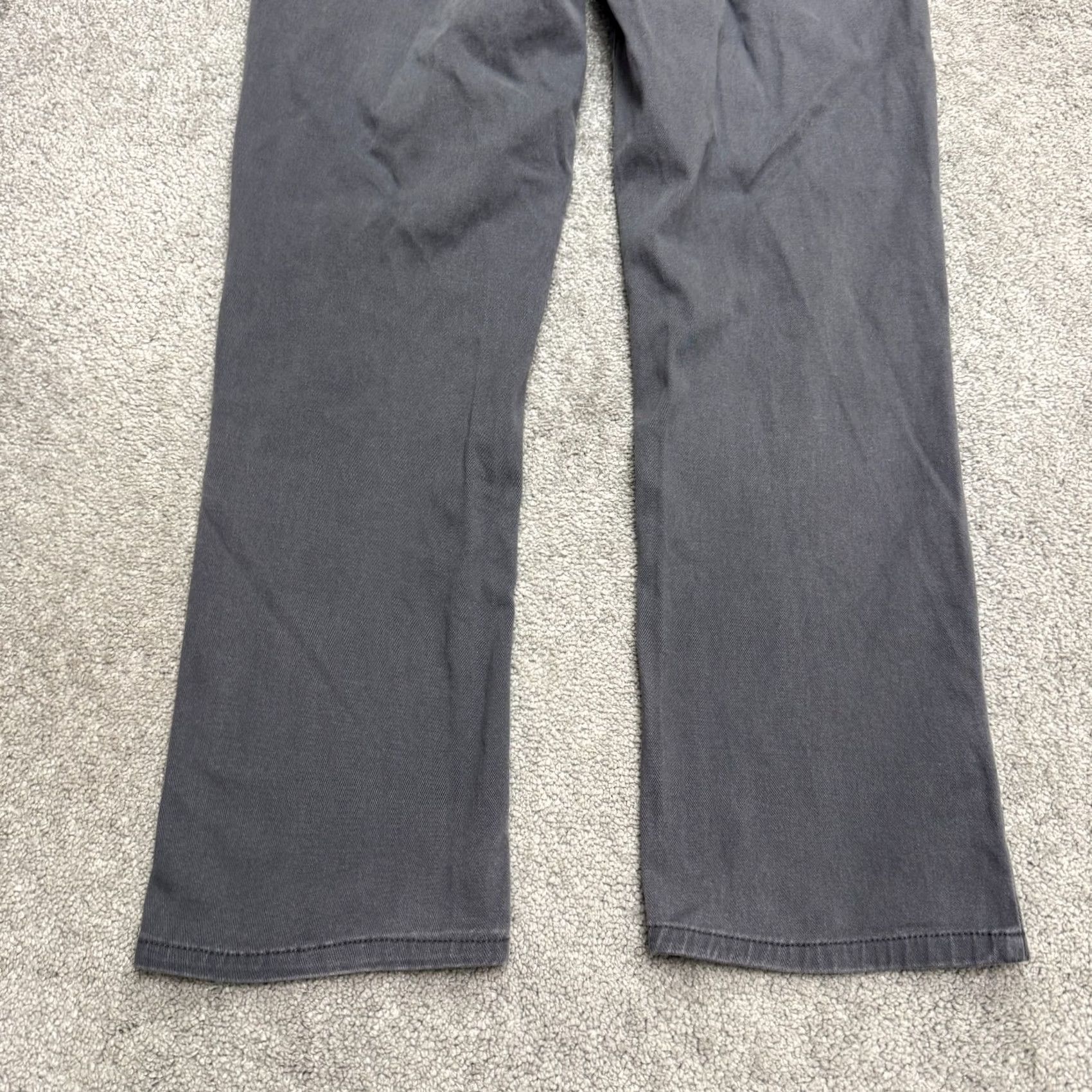 Vintage Matix Gripper Slim Fit Chino Pants Mens 34x32 Gray Cotton Stretch Straight Leg 5-Pocket Style Regular Tailored Everyday Casual Workwear Mens Size US 34 / EU 50 - 5 Thumbnail