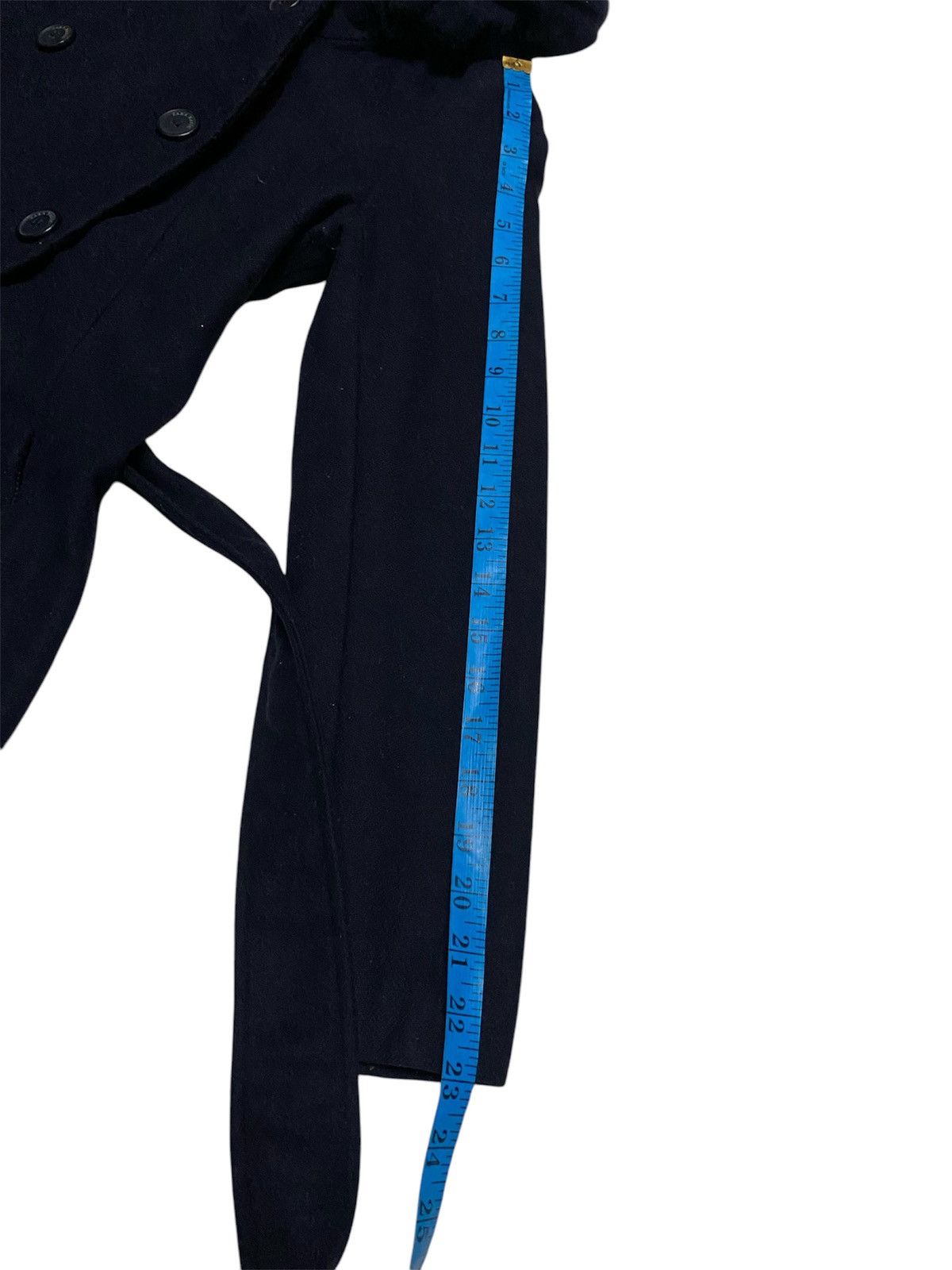 Designer × Zara Zara Basic Hoodie Double Breasted Blue Coat Size XS / US 0-2 / IT 36-38 - 14 Thumbnail