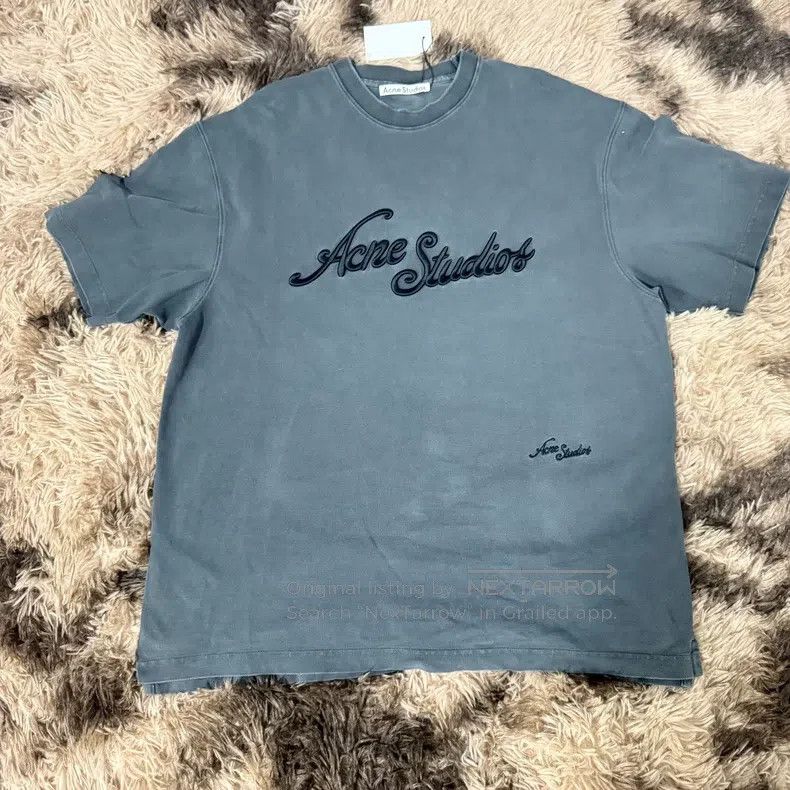 Acne Studios Acne Studios Embroidered logo vintage plain loose crewneck Size US XL / EU 56 / 4 - 1 Thumbnail