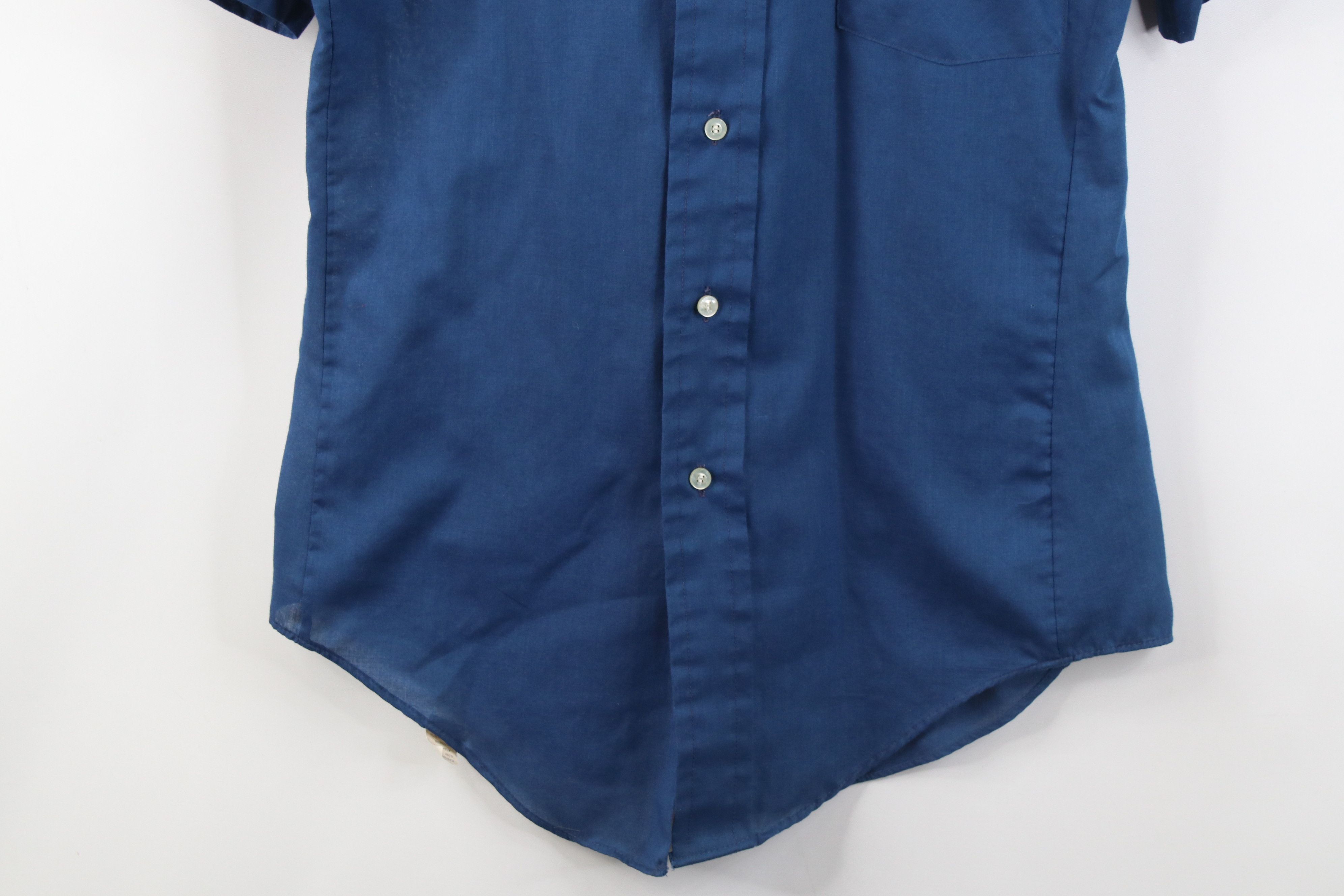 Vintage Vintage 60s 70s Streetwear Collar Short Sleeve Button Shirt Size US M / EU 48-50 / 2 - 3 Thumbnail