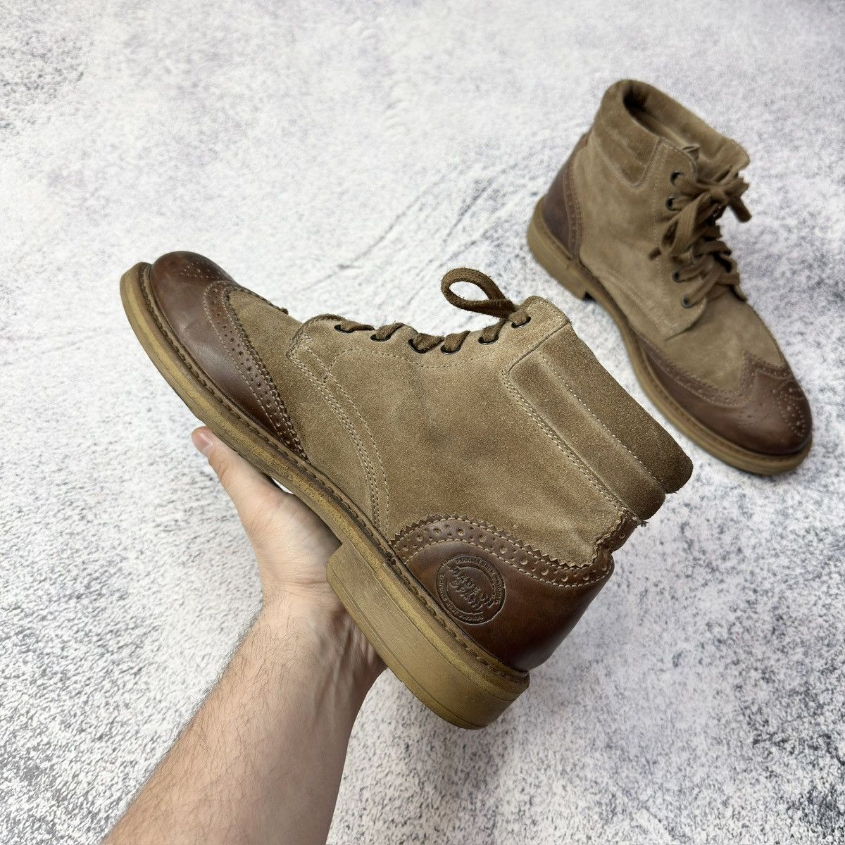 Designer × Panama Jack Panama Jack Brogue Boots US9 UK8 EU42 27cm Size US 9 / EU 42 - 4 Thumbnail