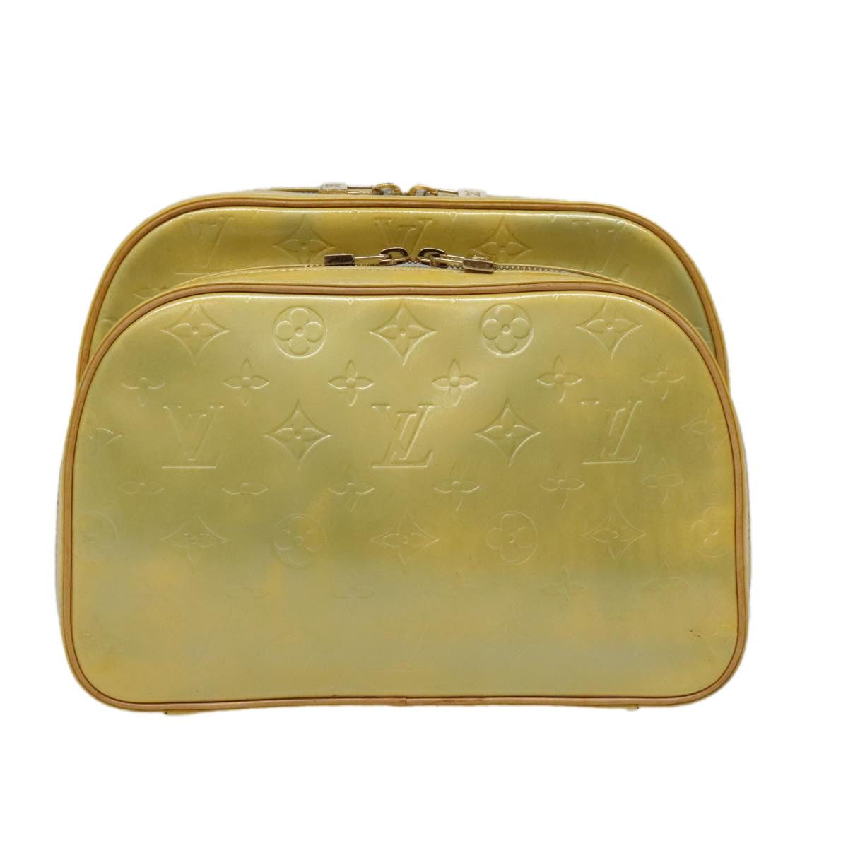 Louis Vuitton LOUIS VUITTON Monogram Vernis Marley Backpack Gris M91038 Size ONE SIZE - 2 Thumbnail