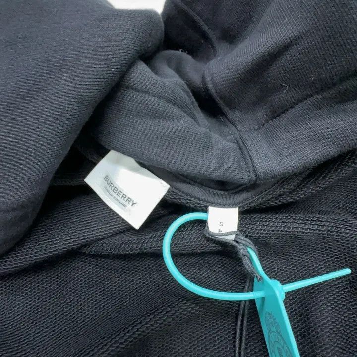 Burberry Burberry Burberry Black Hooded Zip Sweatshirt for Men-2507 Size US S / EU 44-46 / 1 - 7 Thumbnail