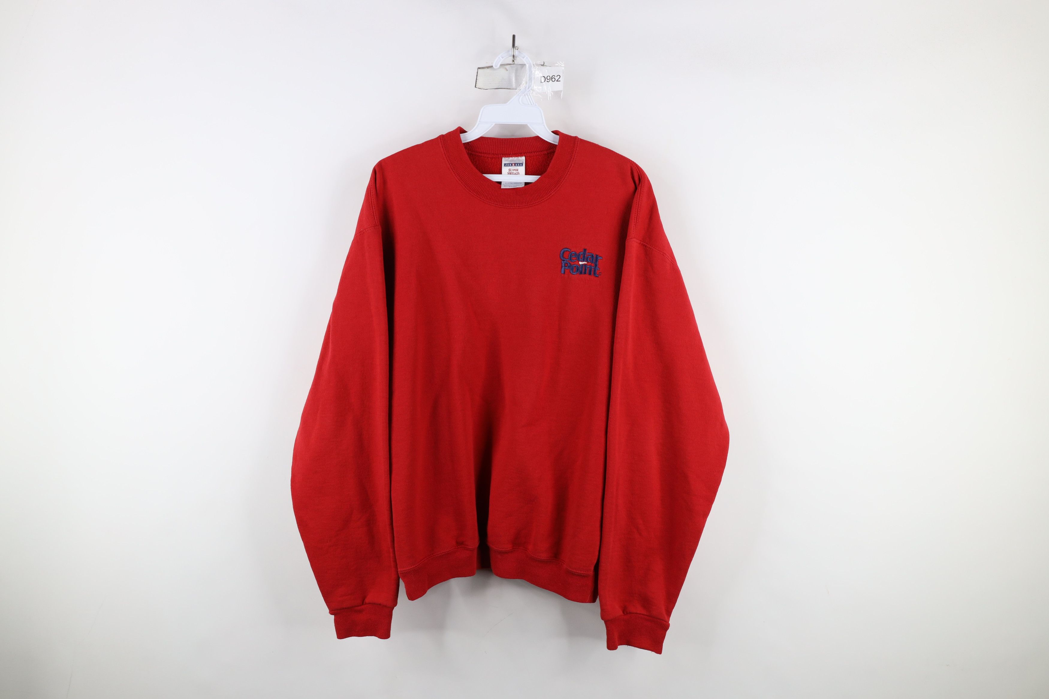 Vintage Vintage 90s Y2K Spell Out Cedar Point Crewneck Sweatshirt Size US M / EU 48-50 / 2 - 1 Thumbnail