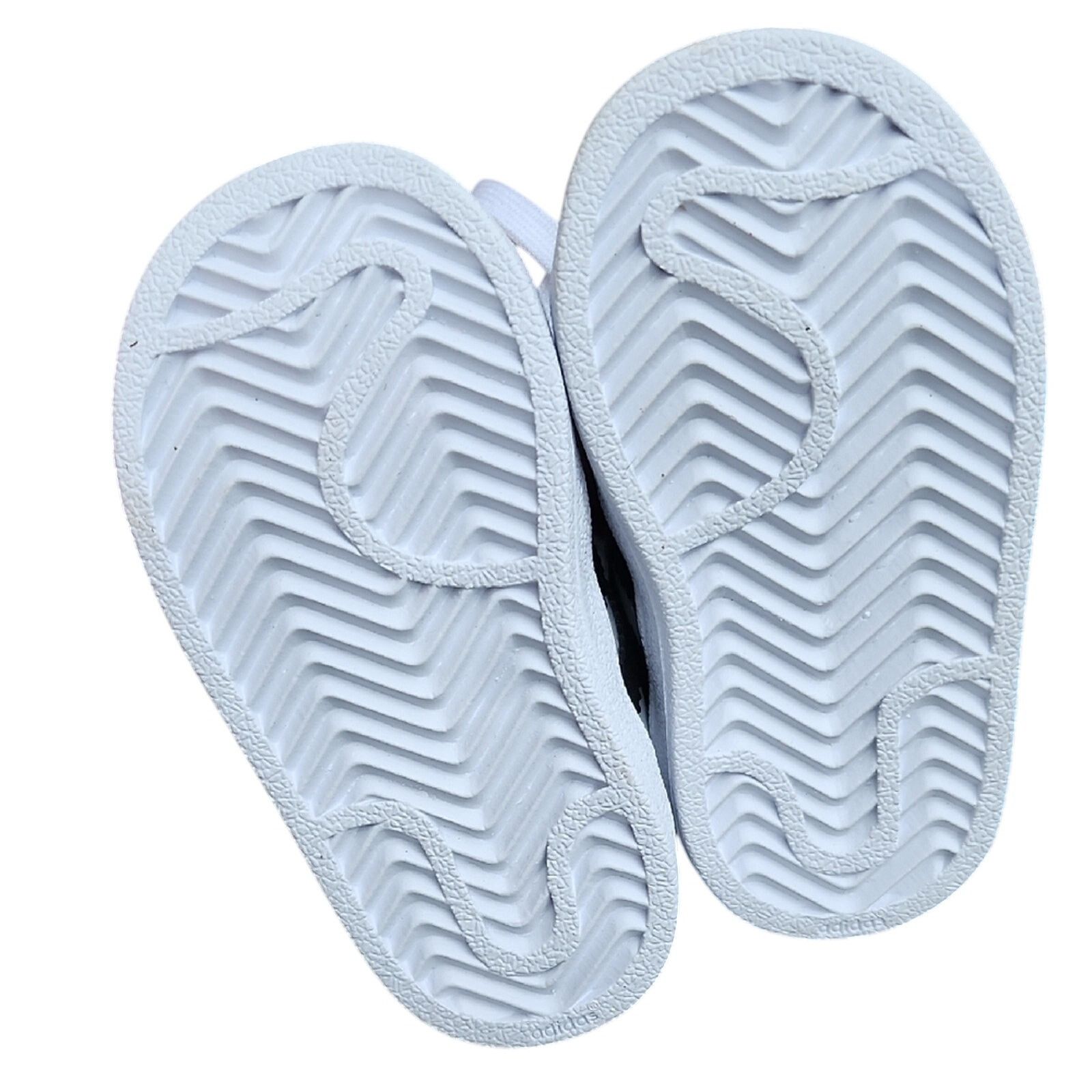 Adidas Adidas White and Black Superstar Sneakers with Shell Toe Size US 4 / IT 34 - 3 Thumbnail