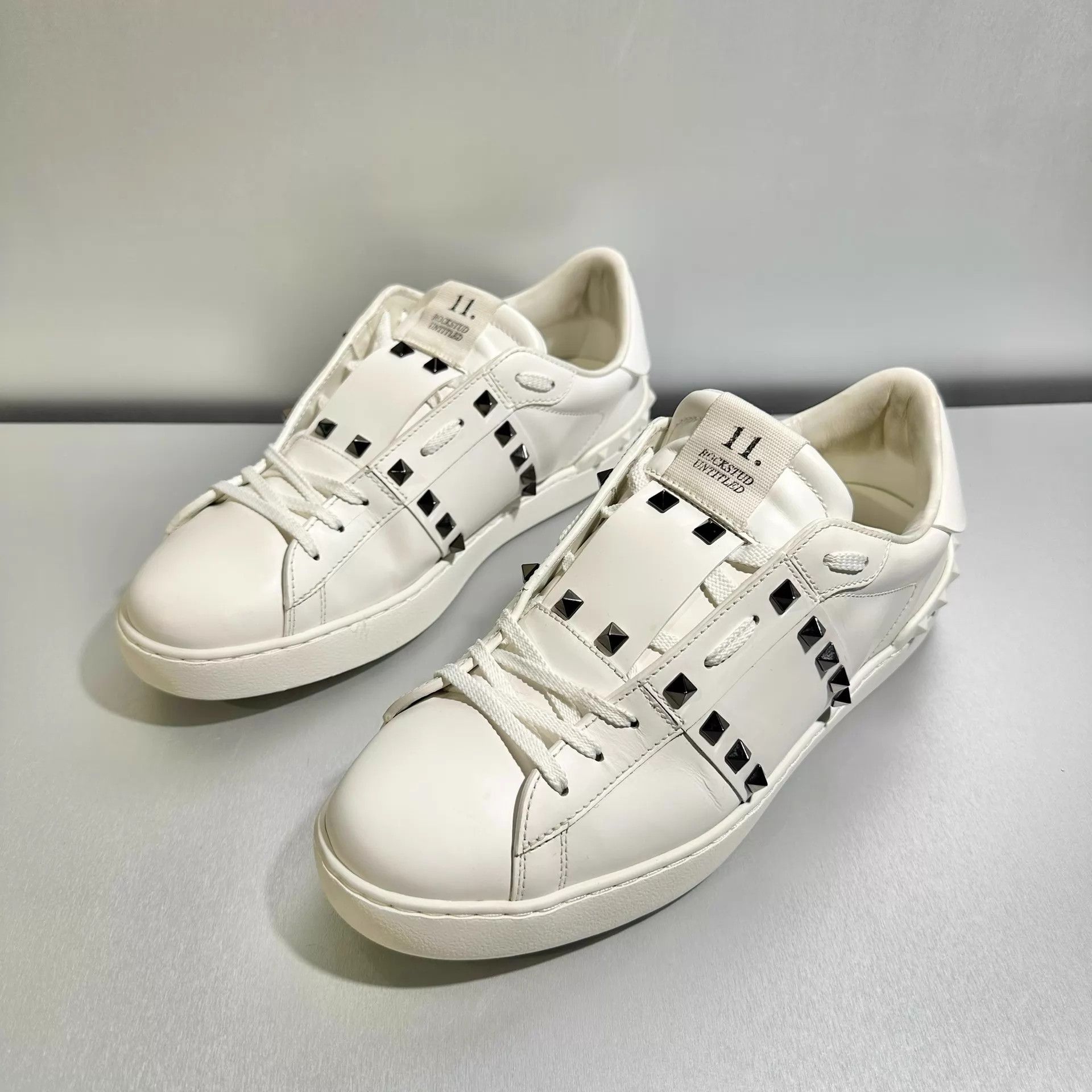 Valentino Valentino Riveted Open Sneakers EUR43 Near Mint Size US 10 / EU 43 - 1 Thumbnail