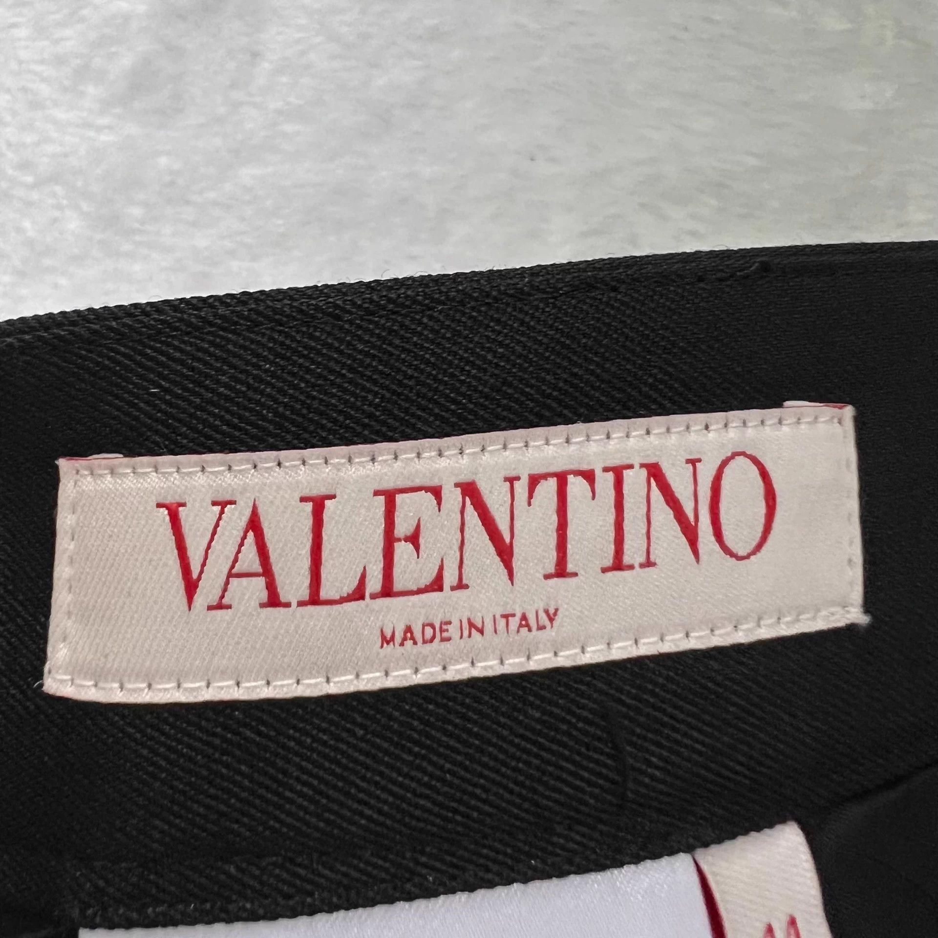 Valentino Valentino Black Rivet Hole 44 95 New Pants Size US 28 / EU 44 - 3 Thumbnail