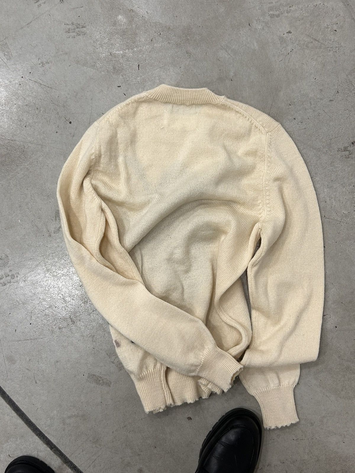 Maison Margiela Margiela wool knitted sweater [Preloved - AW2016 - Diamond] Size US M / EU 48-50 / 2 - 6 Thumbnail