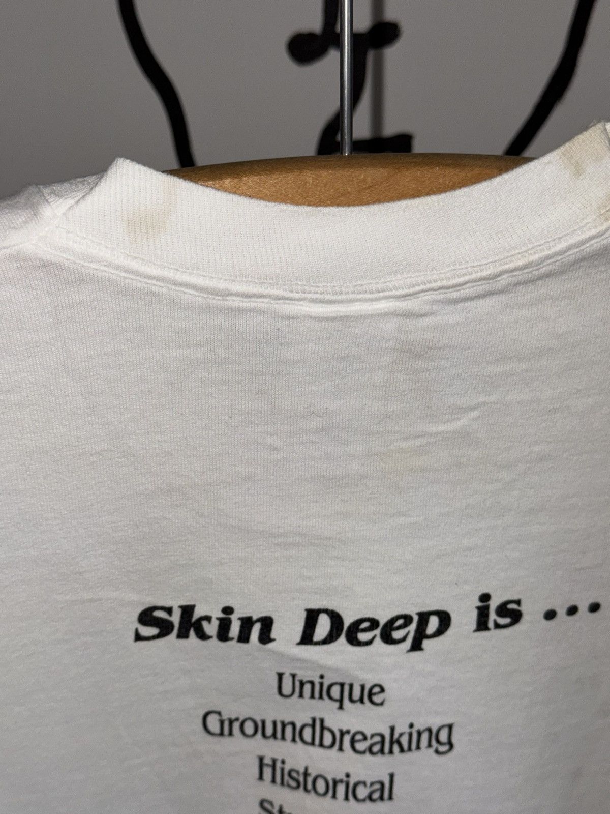 Fruit Of The Loom × Vintage Vintage 90s 1994 Skin Deep Inside World Black Fashion Models Size US XL / EU 56 / 4 - 13 Thumbnail