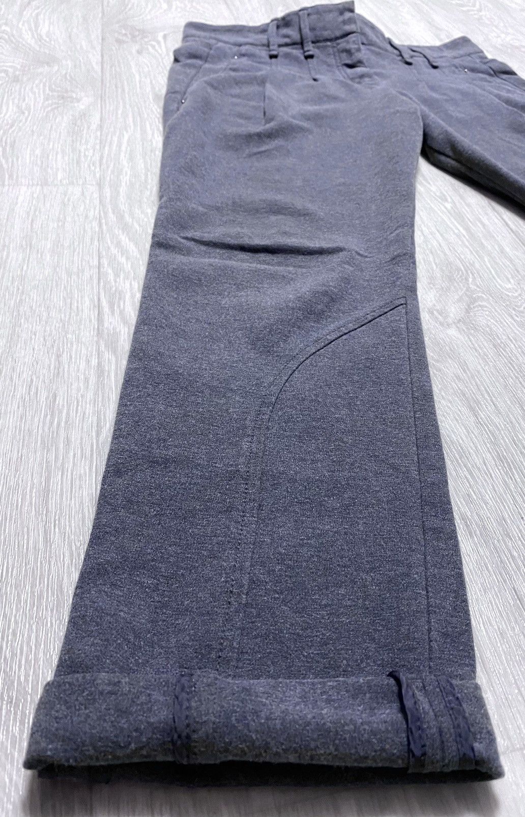 Brunello Cucinelli Womens Gunex Brunello Cucinelli Gray Stretchy Trousers Pants Size 28" / US 6 / IT 42 - 8 Thumbnail