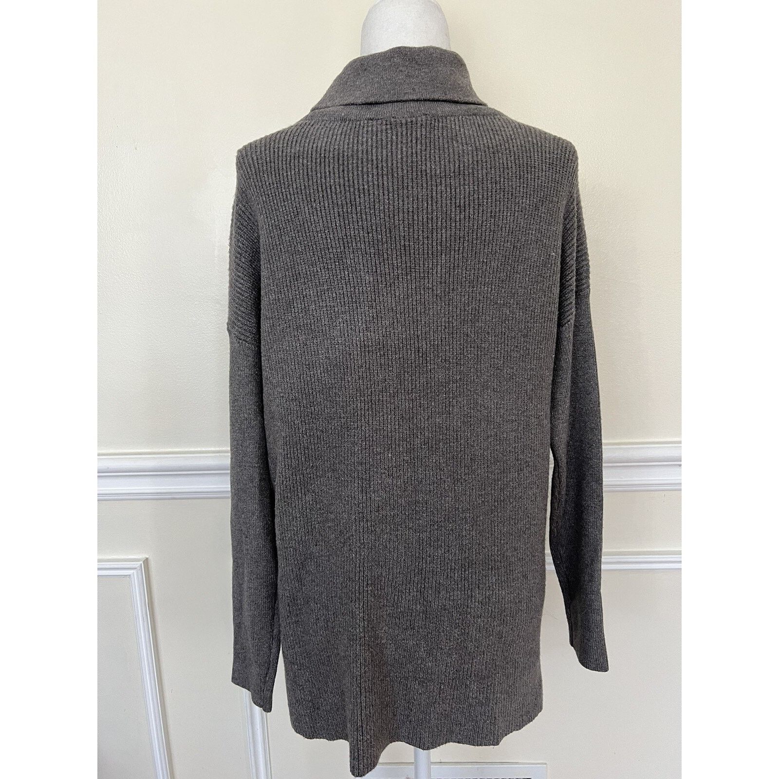 Karl Kani DEVOTION BY CYRUS Cowlneck Ribbed Tunic Sweater L A003022 Size L / US 10 / IT 46 - 5 Thumbnail