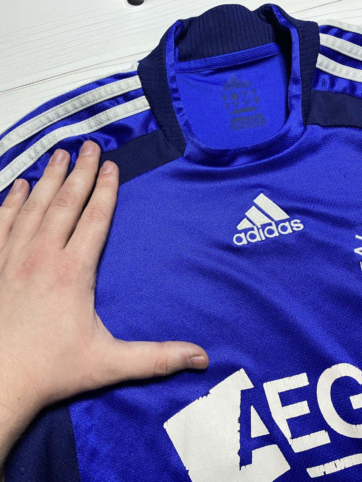 Adidas × Vintage Vintage Ajax 2008-09 Away soccer football y2k t shirt Size US S / EU 44-46 / 1 - 8 Thumbnail