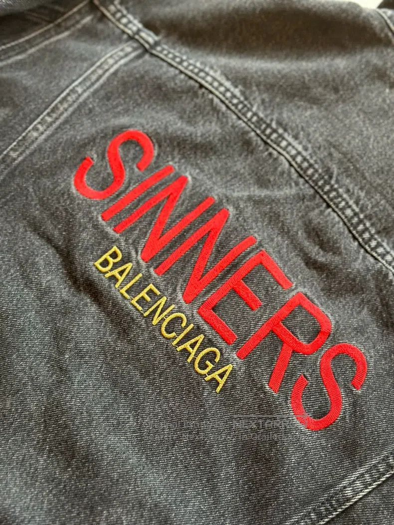 Balenciaga Balenciaga Sinners Denim Jacket Size US S / EU 44-46 / 1 - 3 Thumbnail