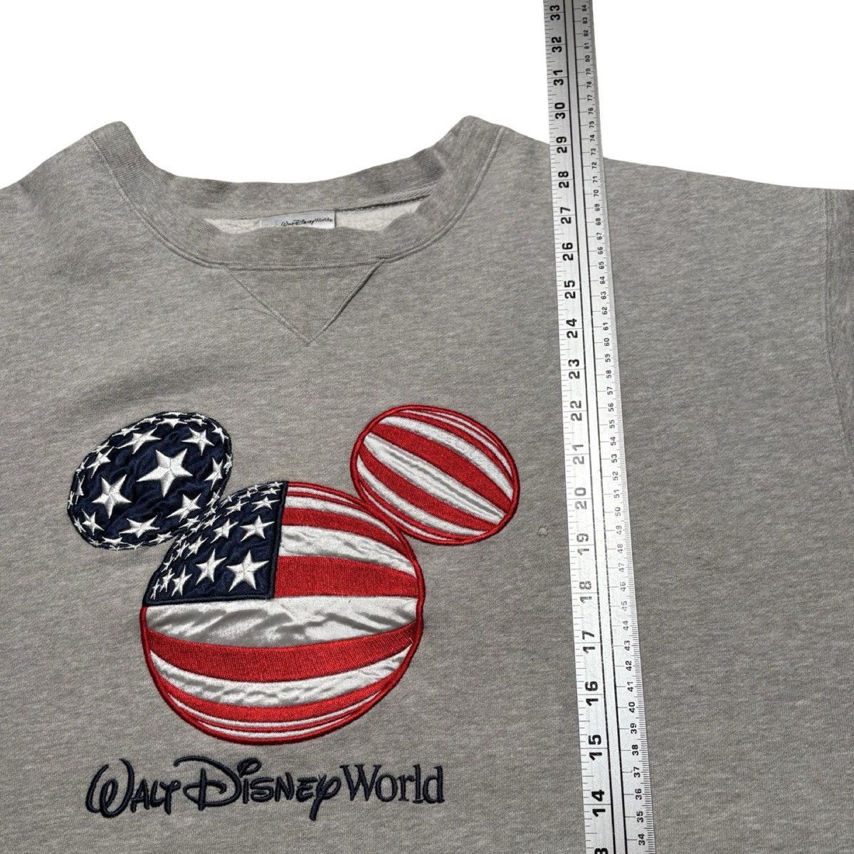 Disney MDisney World Resort Mickey Sweatshirt USA Flag Logo 2XL Size US XXL / EU 58 / 5 - 5 Thumbnail