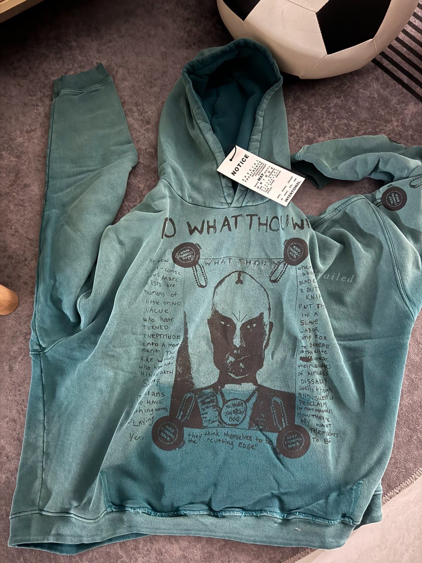 Enfants Riches Deprimes erd 24SS Lake Blue Minotaur Hoodie Size US L / EU 52-54 / 3 - 1 Preview