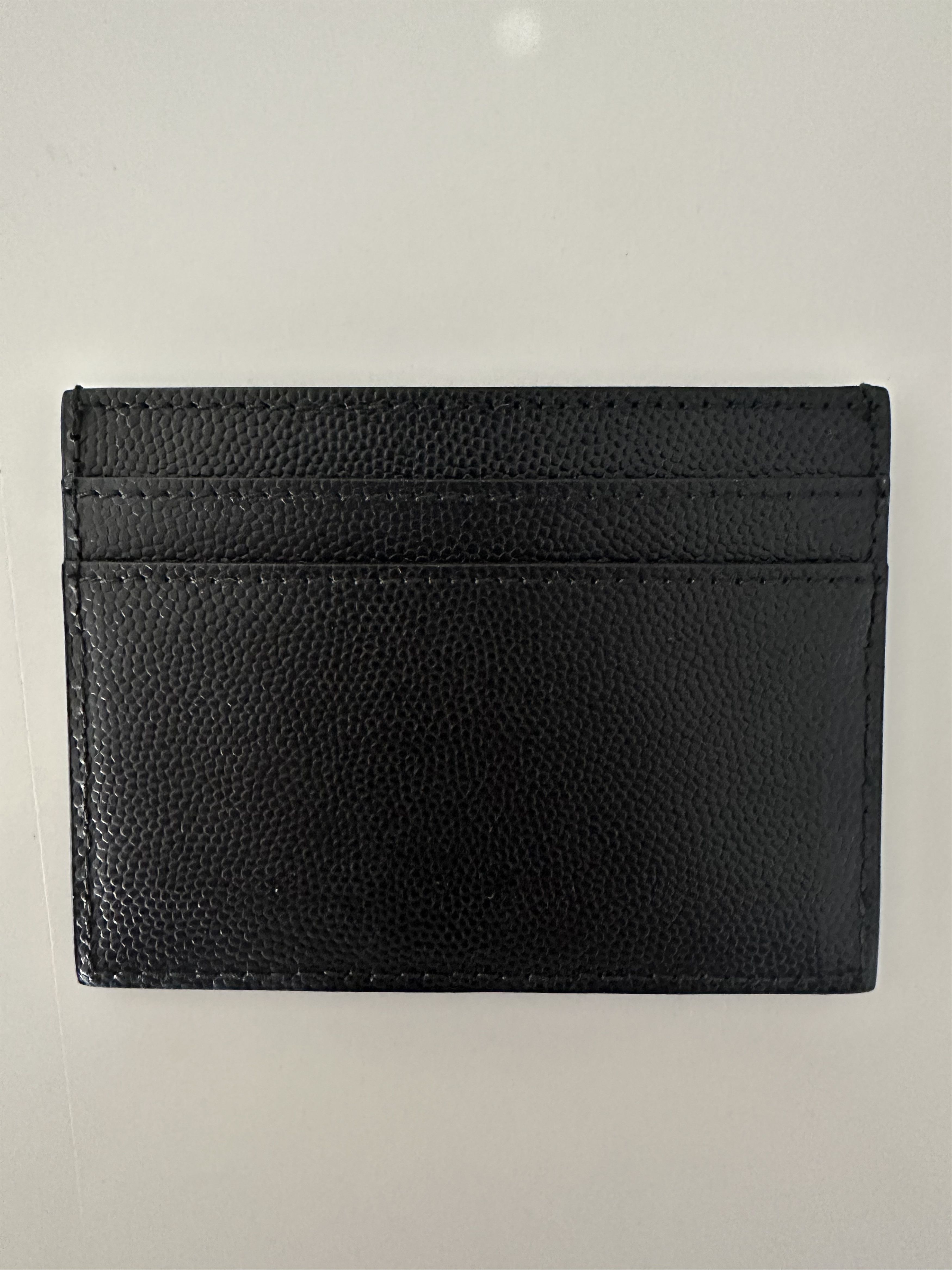 Yves Saint Laurent YSL Embossed Gold Leather Cardholder Size ONE SIZE - 2 Thumbnail