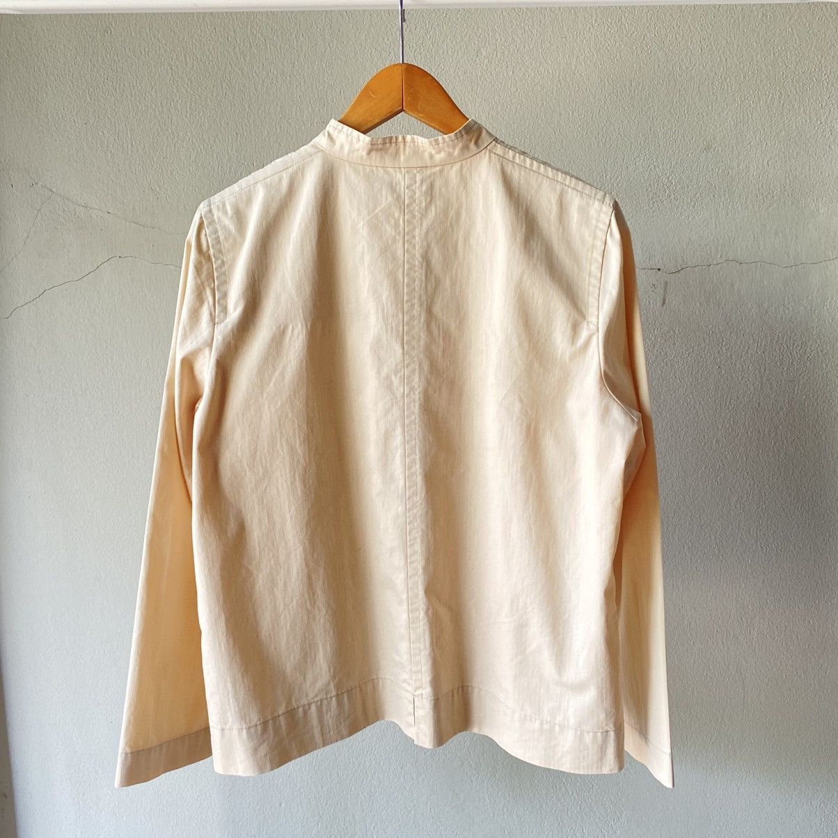 Y's Y's for living Light Brown Mandarin Collar Jacket. Size M / US 6-8 / IT 42-44 - 2 Thumbnail