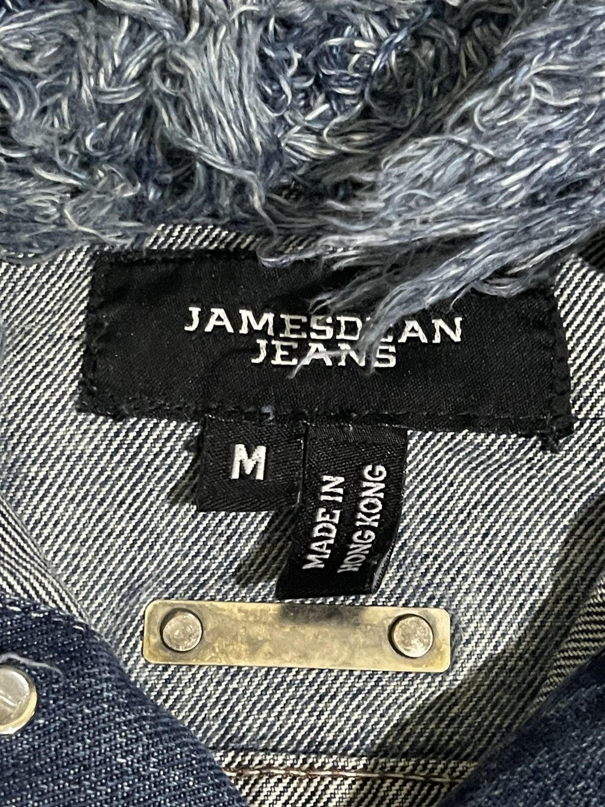 If Six Was Nine Y2K James Dean Fur Denim Jacket Size US S / EU 44-46 / 1 - 9 Thumbnail