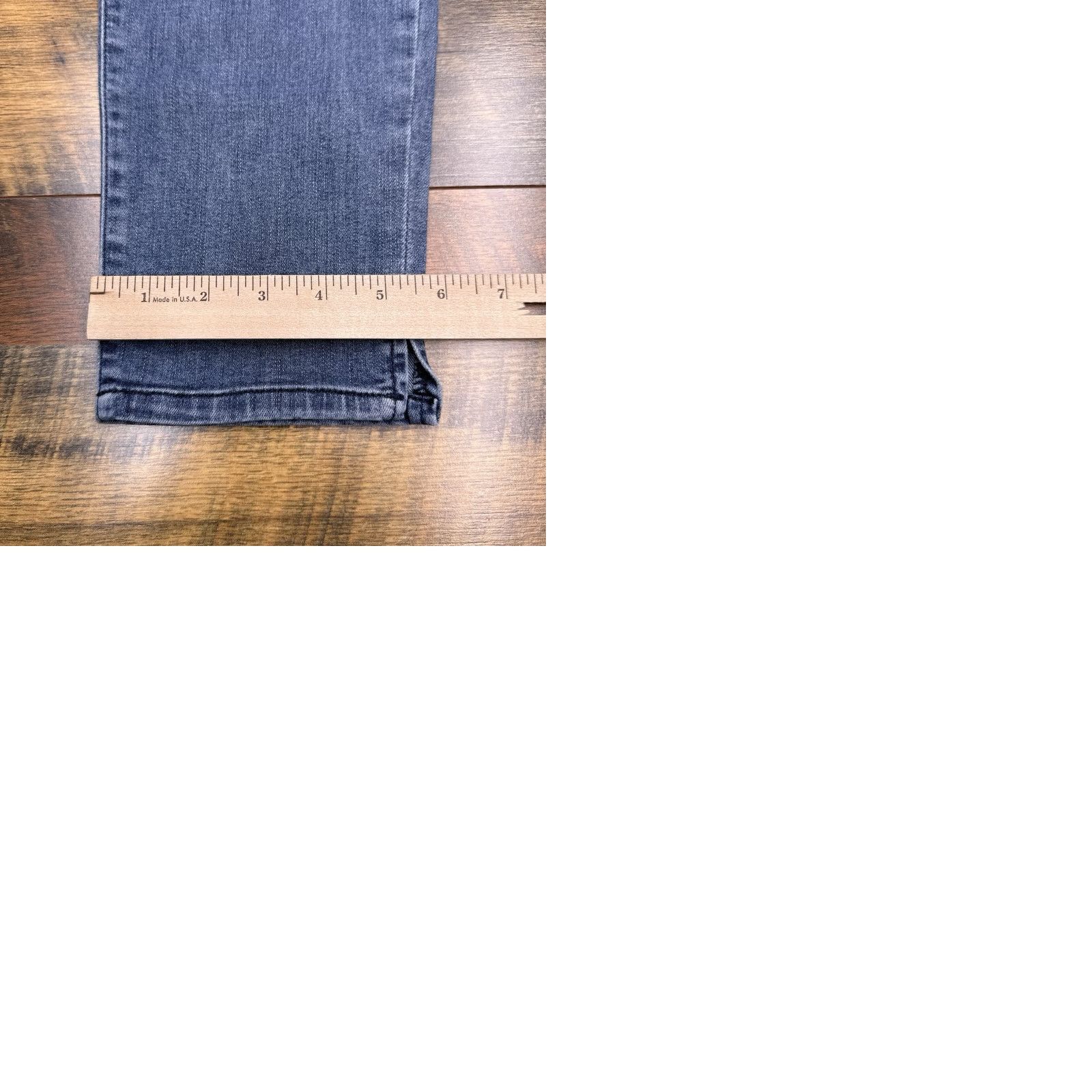 Vintage Democracy Blue 12 Distressed High Rise Ankle Skimmer Jeans User: Democracy Blue 12 Distressed High Rise Ankle Skimmer Jeans Size 34" / US 12 / IT 48 - 9 Thumbnail